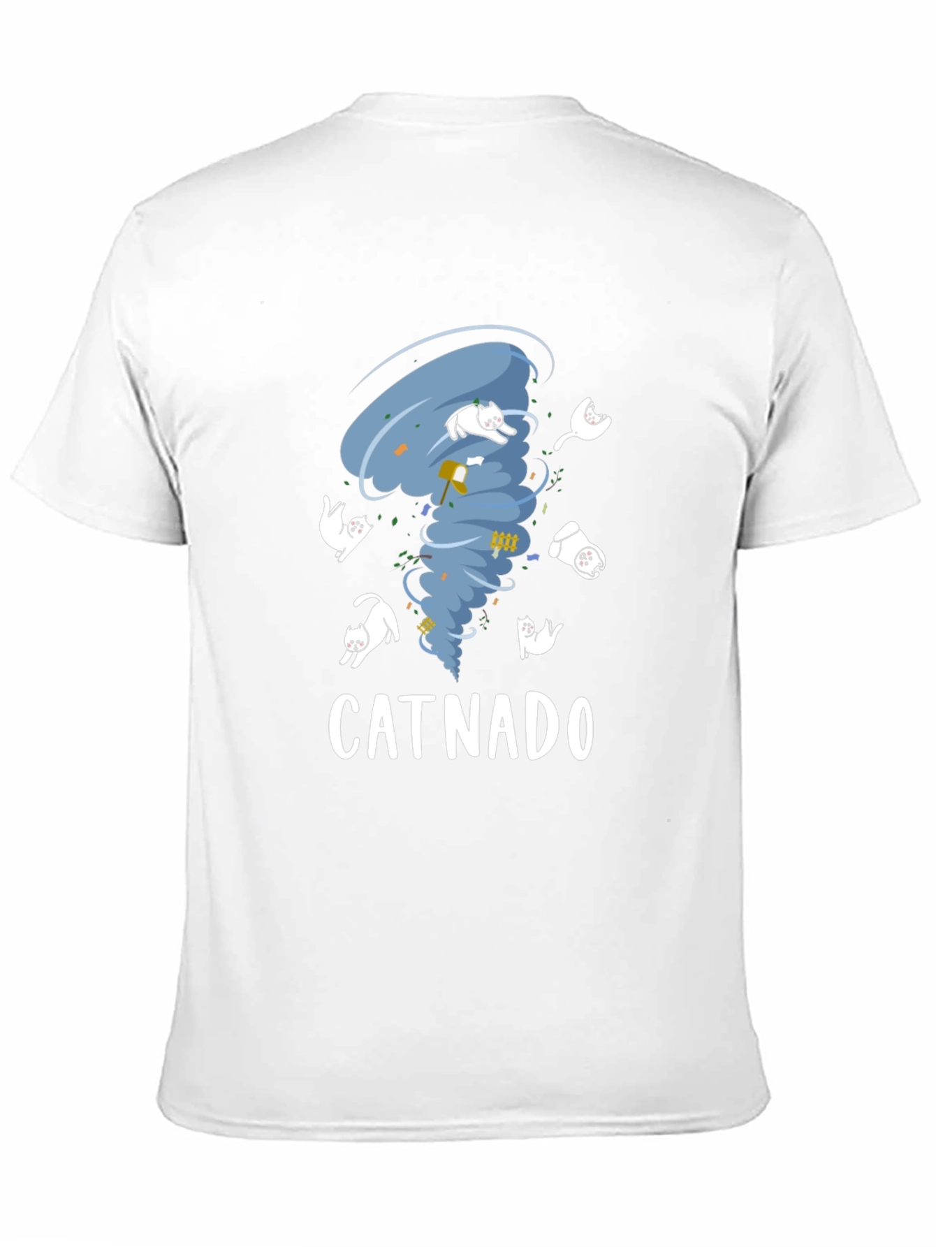 Catnado Graphic Tee - Funny Cat Tornado T-Shirt