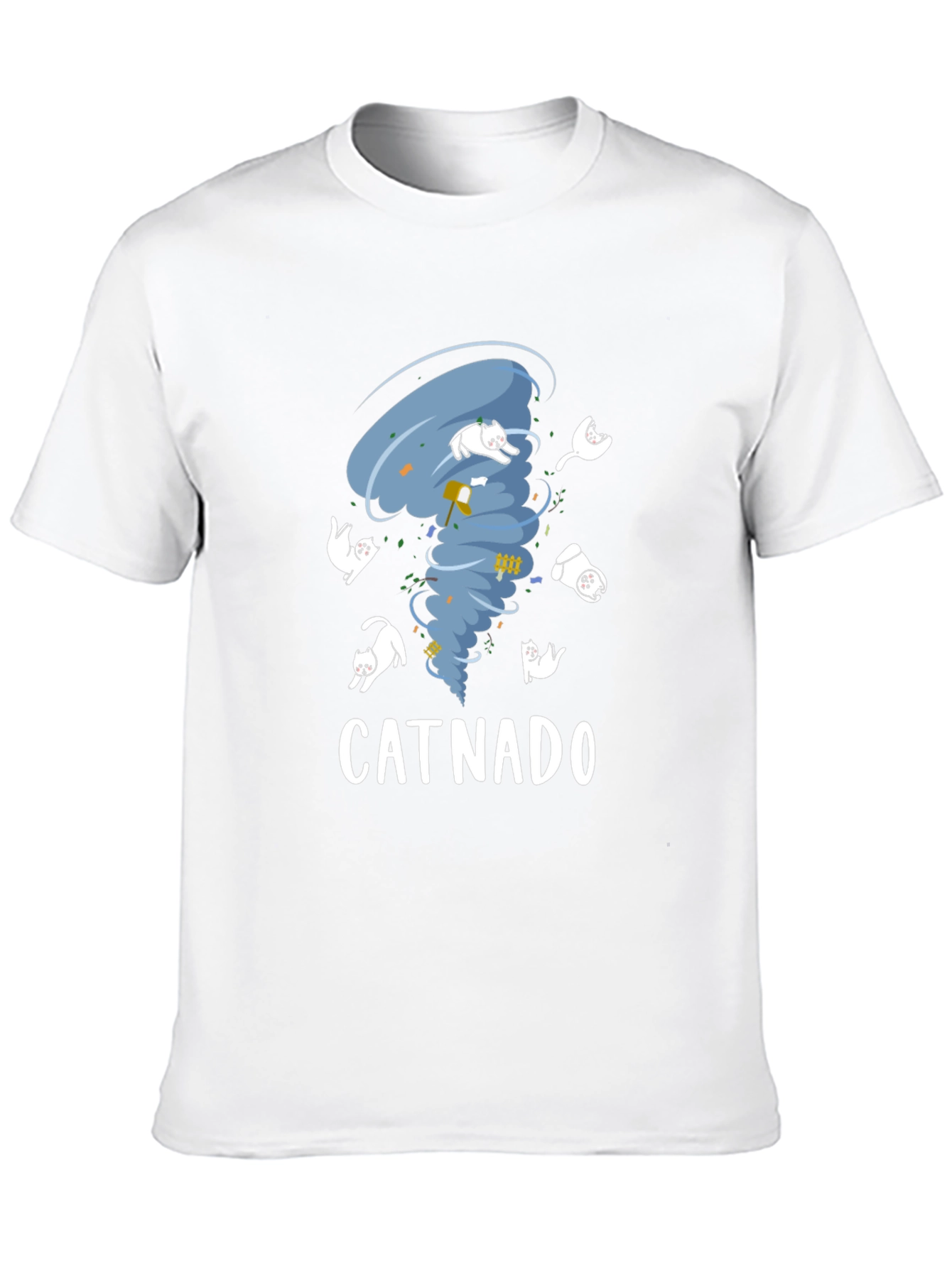 Catnado Graphic Tee - Funny Cat Tornado T-Shirt