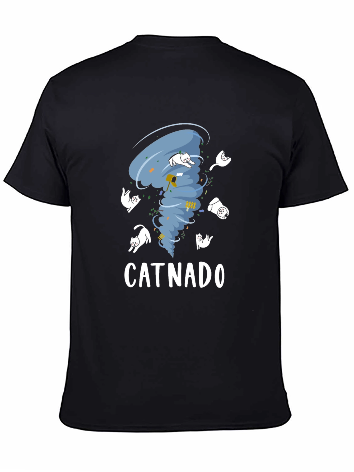 Catnado Graphic Tee - Funny Cat Tornado T-Shirt