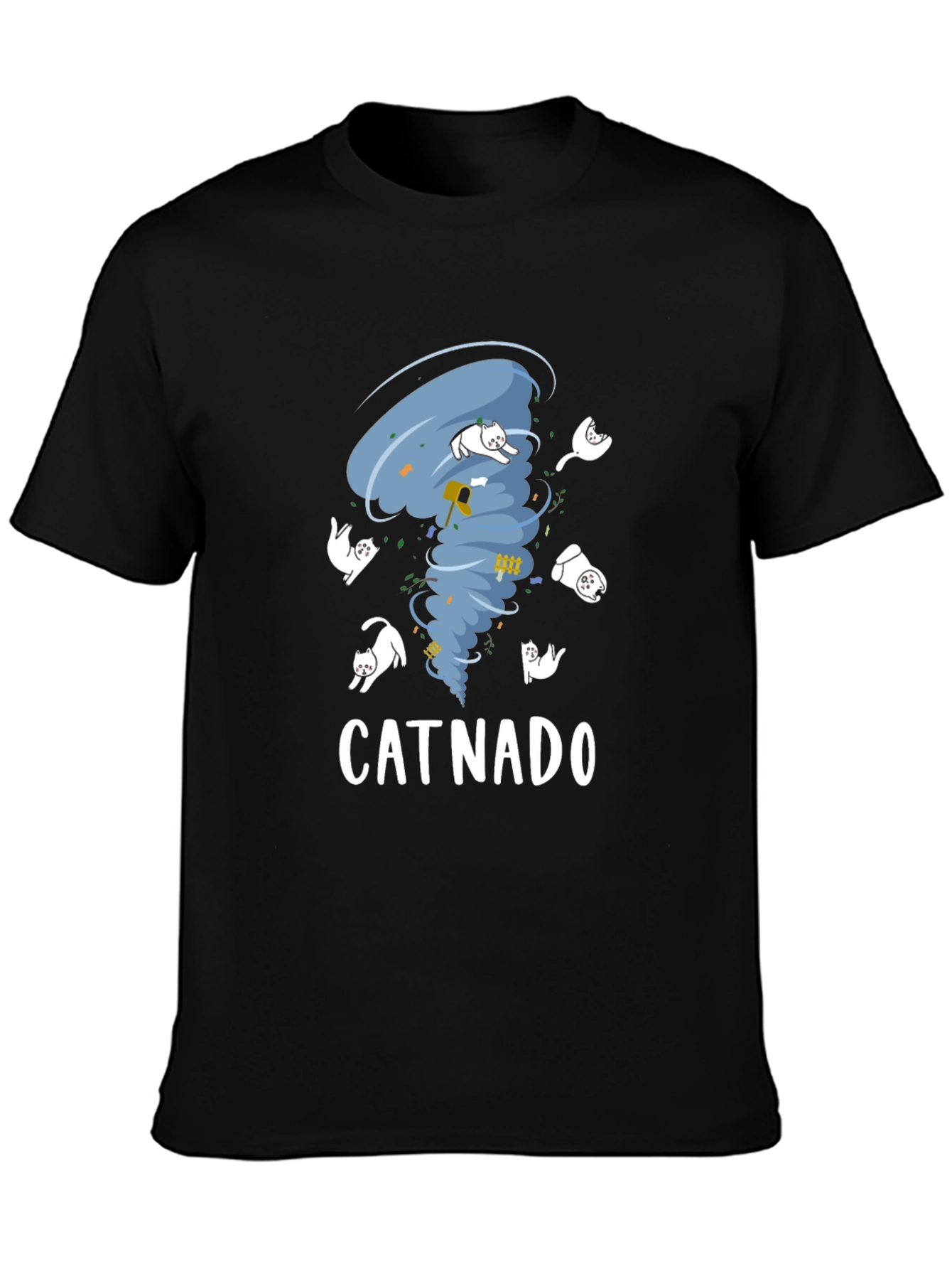 Catnado Graphic Tee - Funny Cat Tornado T-Shirt