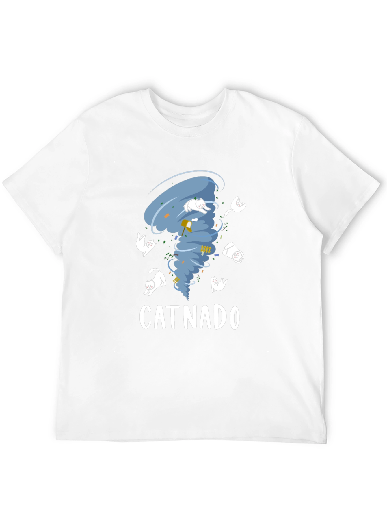 Catnado Graphic Tee - Funny Cat Tornado T-Shirt