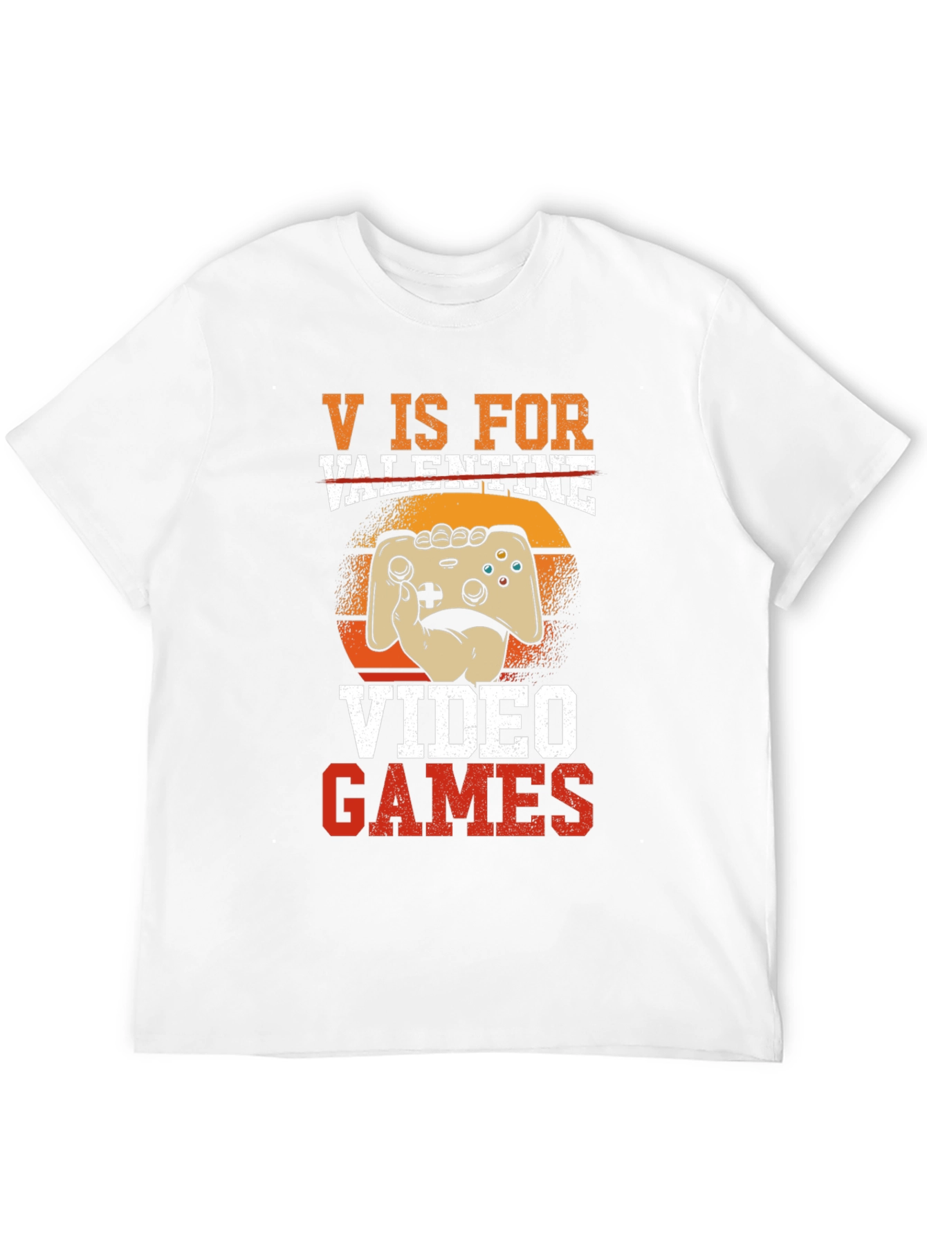 V is for Valentine Video Games T-Shirt