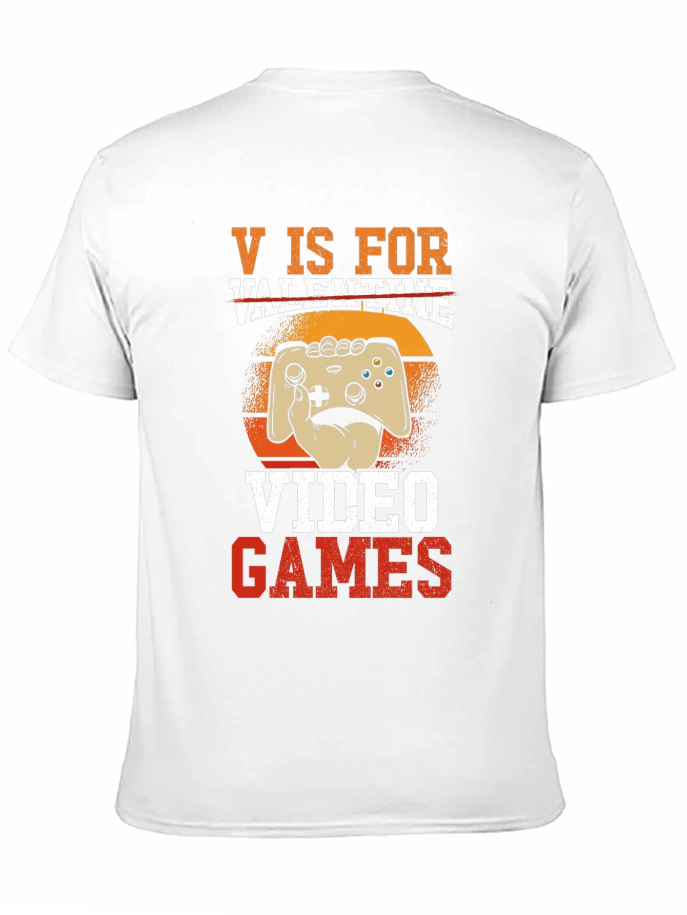V is for Valentine Video Games T-Shirt