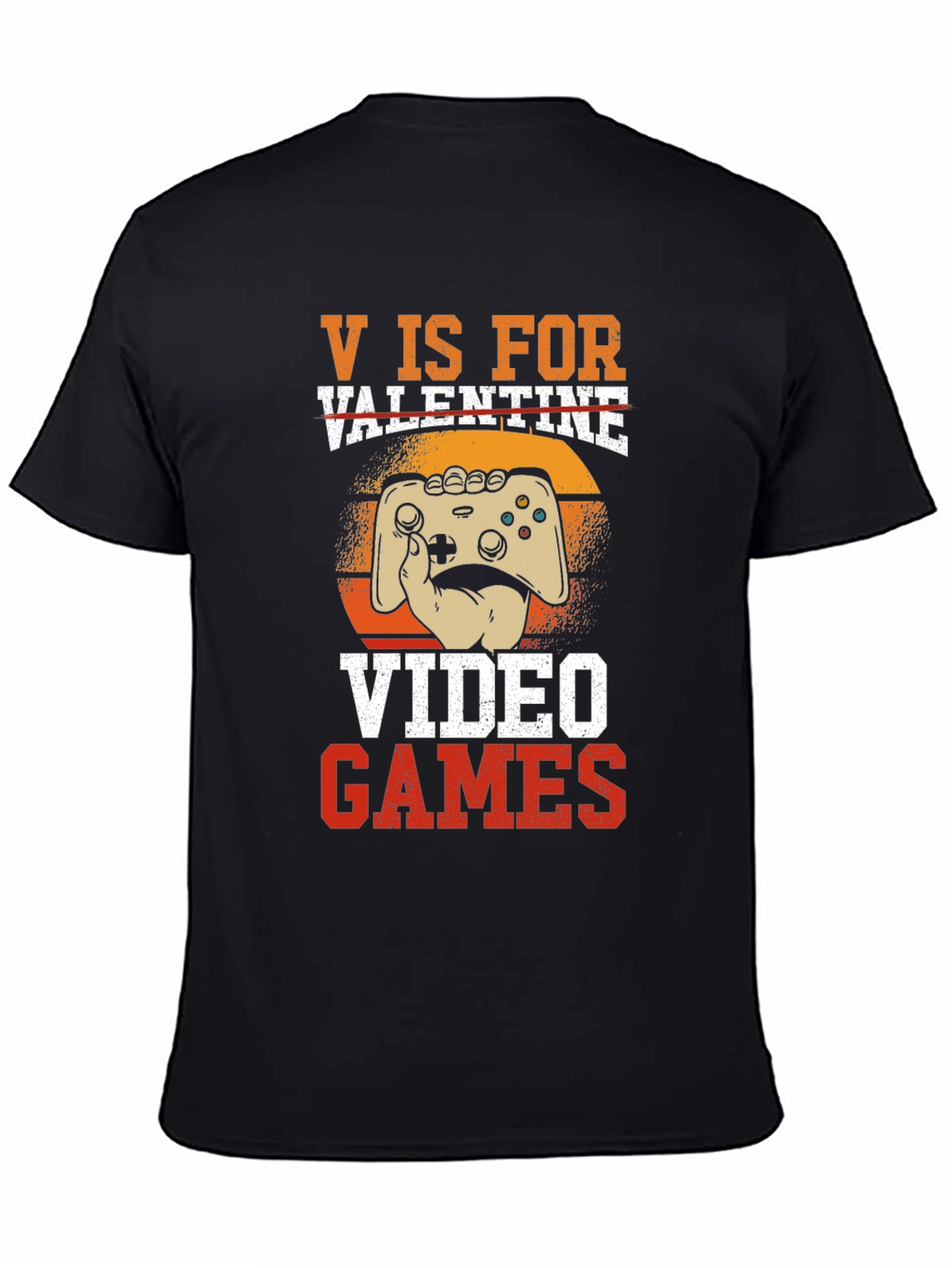 V is for Valentine Video Games T-Shirt