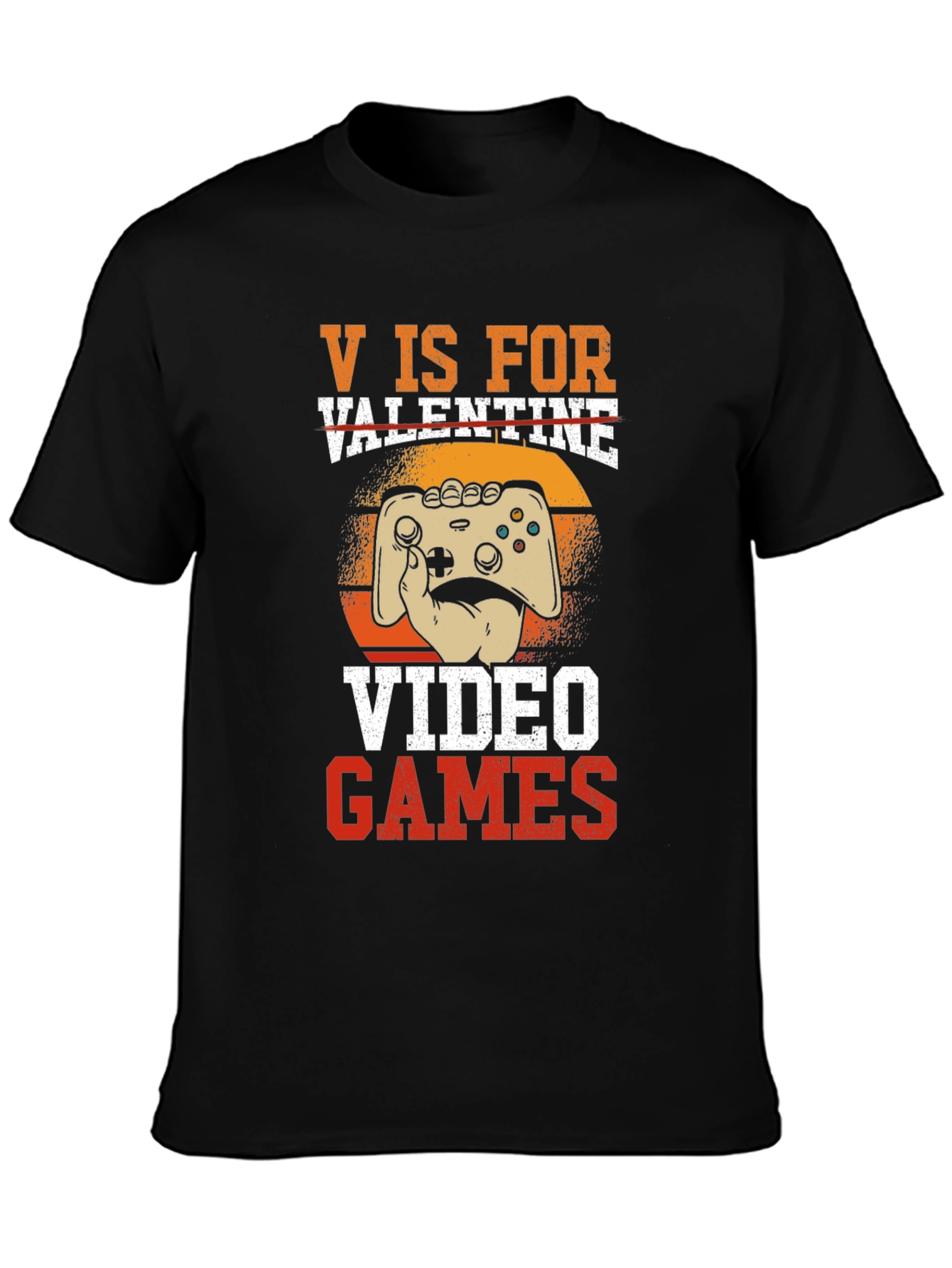 V is for Valentine Video Games T-Shirt