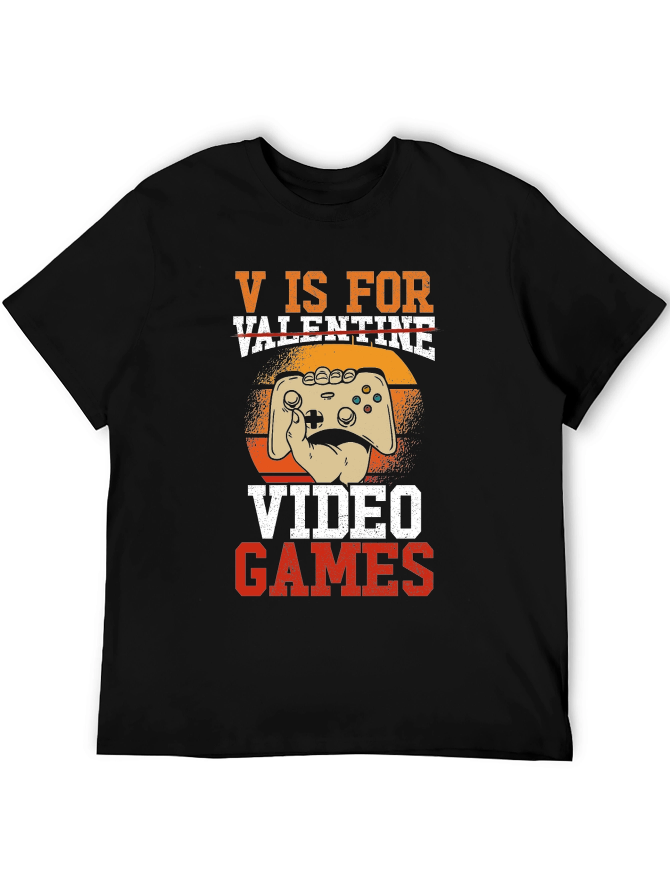 V is for Valentine Video Games T-Shirt