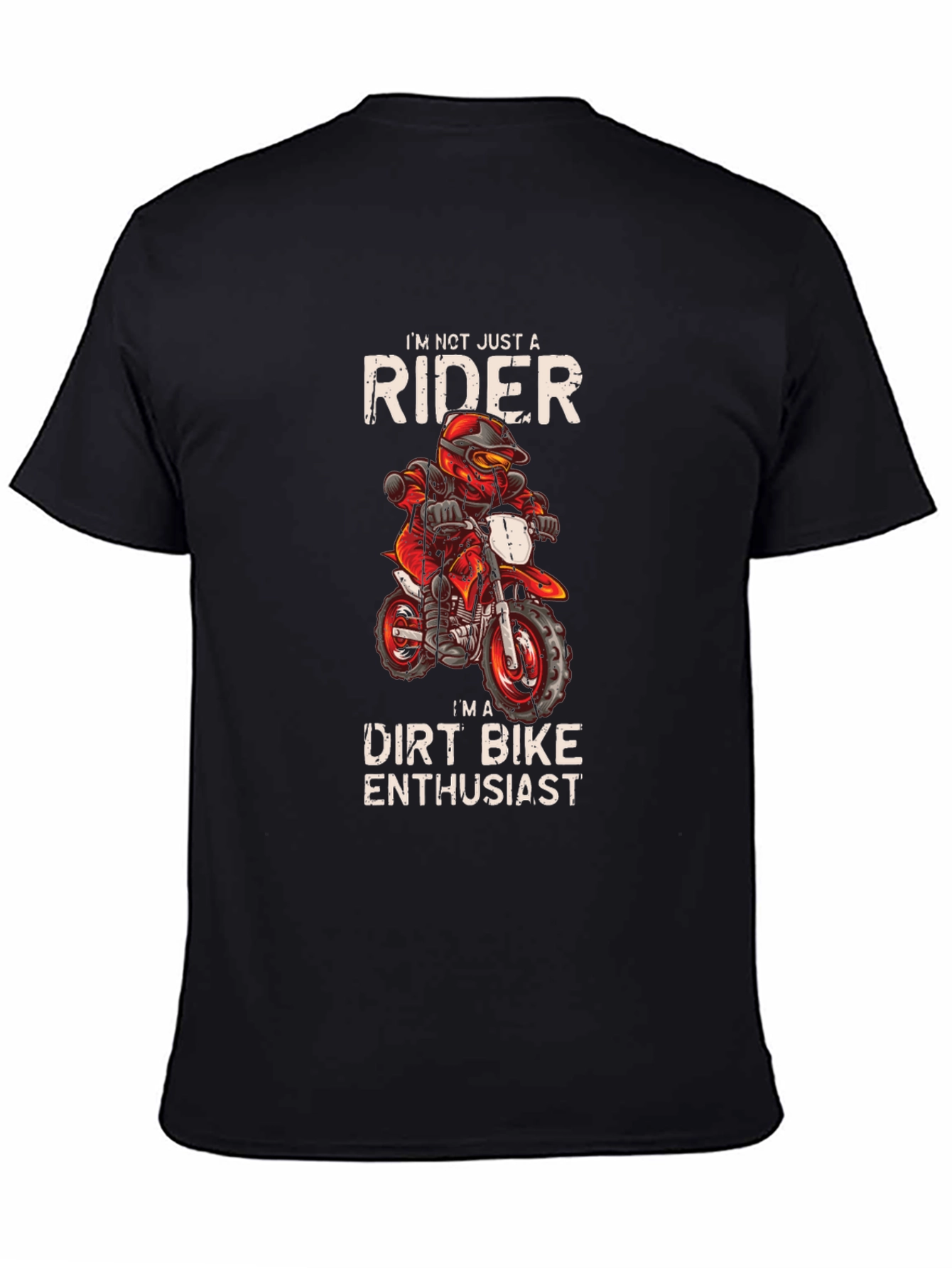 Dirt Bike Enthusiast Graphic T-Shirt