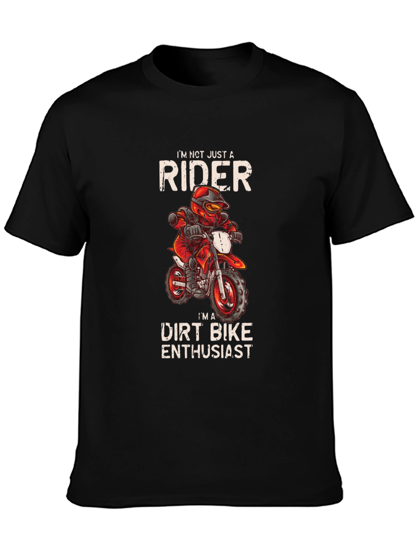 Dirt Bike Enthusiast Graphic T-Shirt