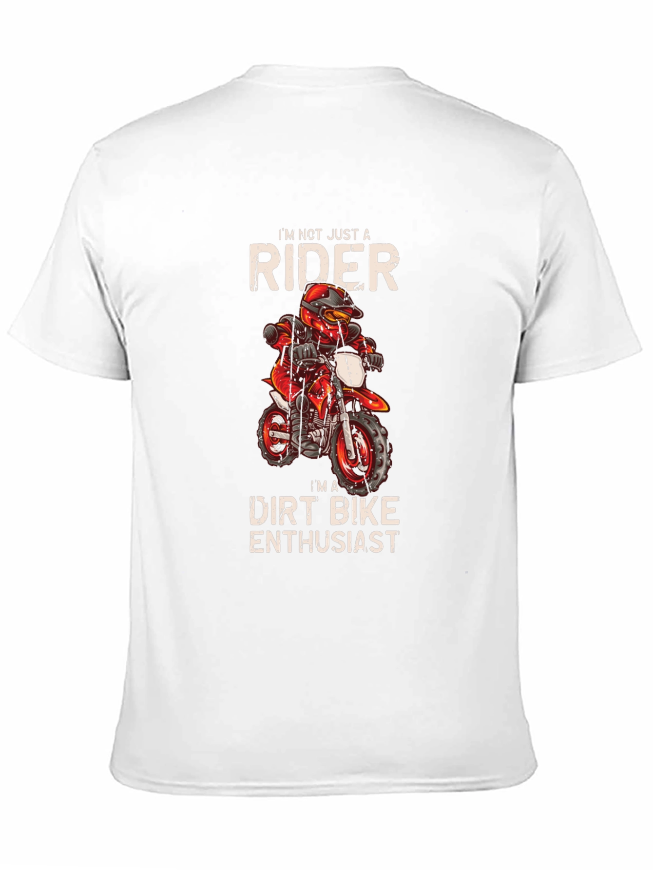 Dirt Bike Enthusiast Graphic T-Shirt