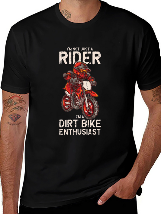 Dirt Bike Enthusiast Graphic T-Shirt