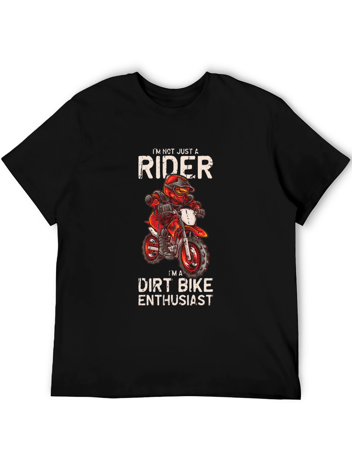 Dirt Bike Enthusiast Graphic T-Shirt