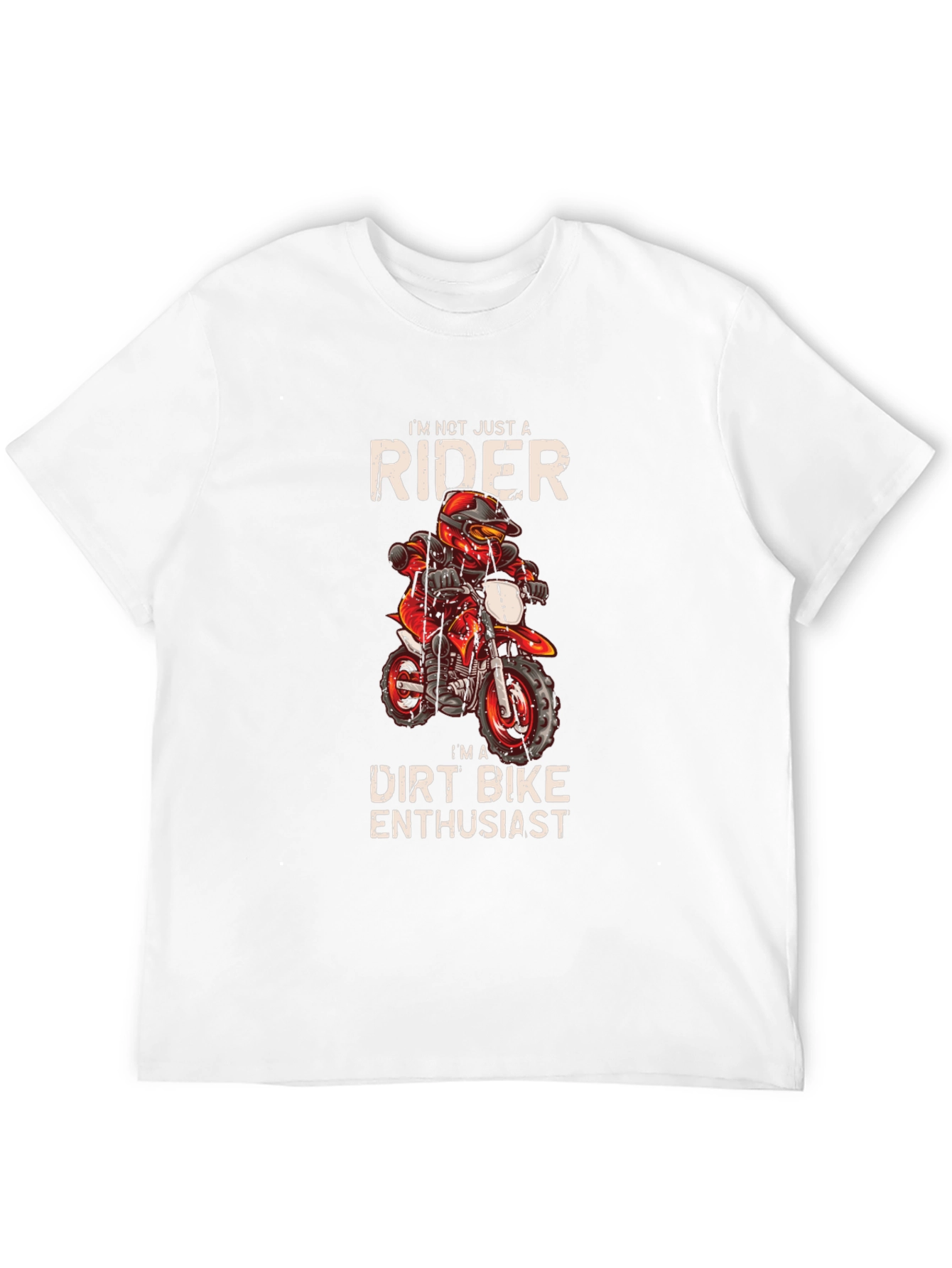 Dirt Bike Enthusiast Graphic T-Shirt