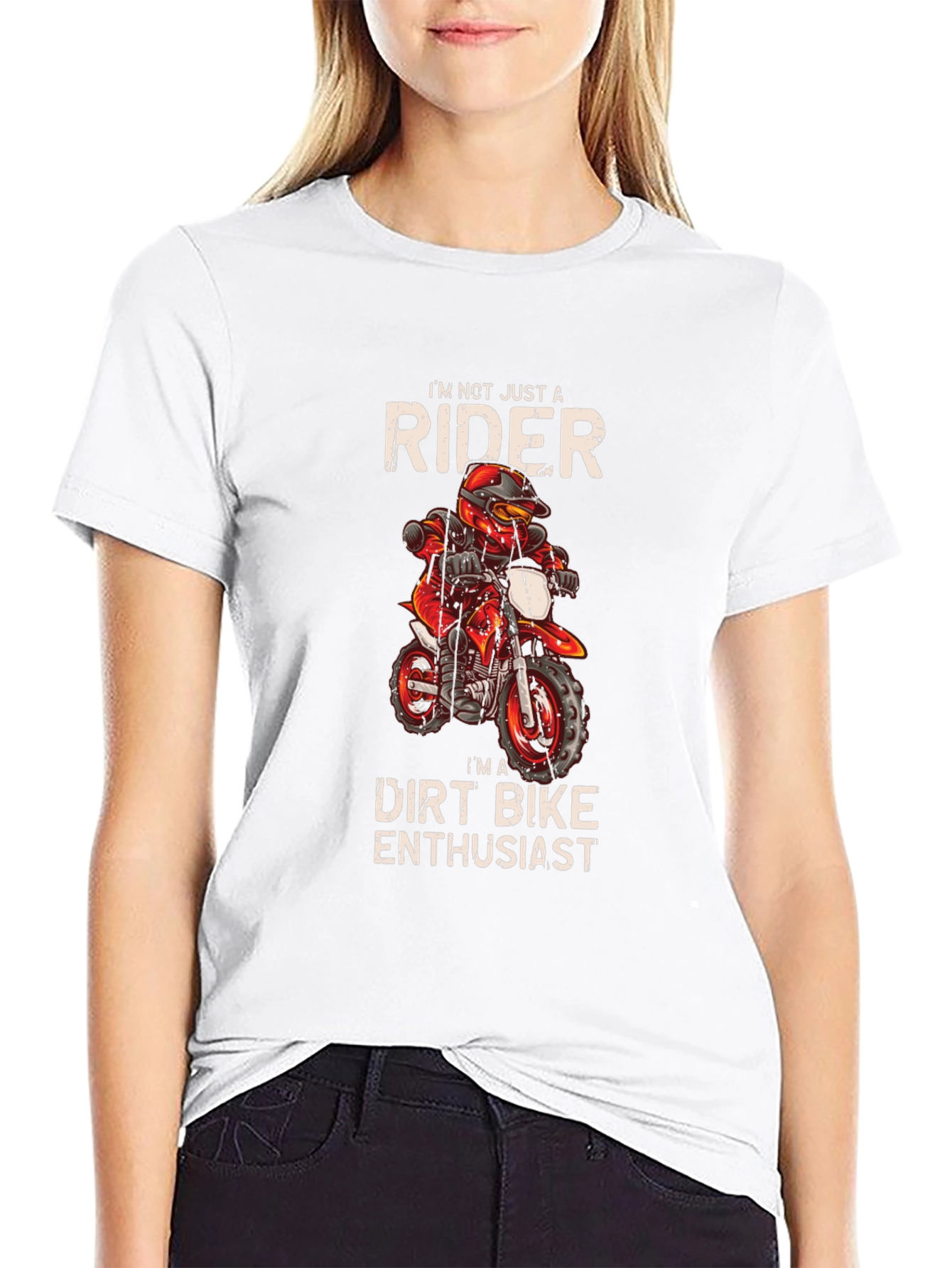 Dirt Bike Enthusiast Graphic T-Shirt