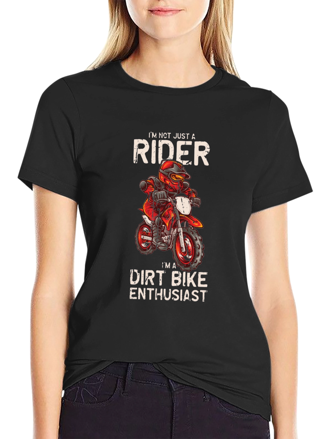 Dirt Bike Enthusiast Graphic T-Shirt