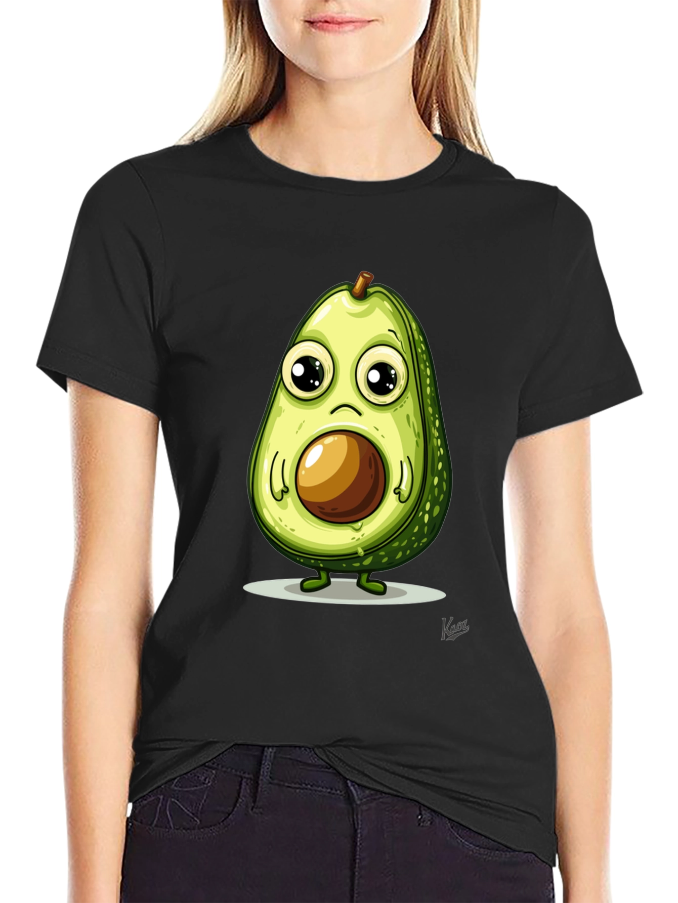 Cute Avocado T-Shirt - Unique Graphic Tee