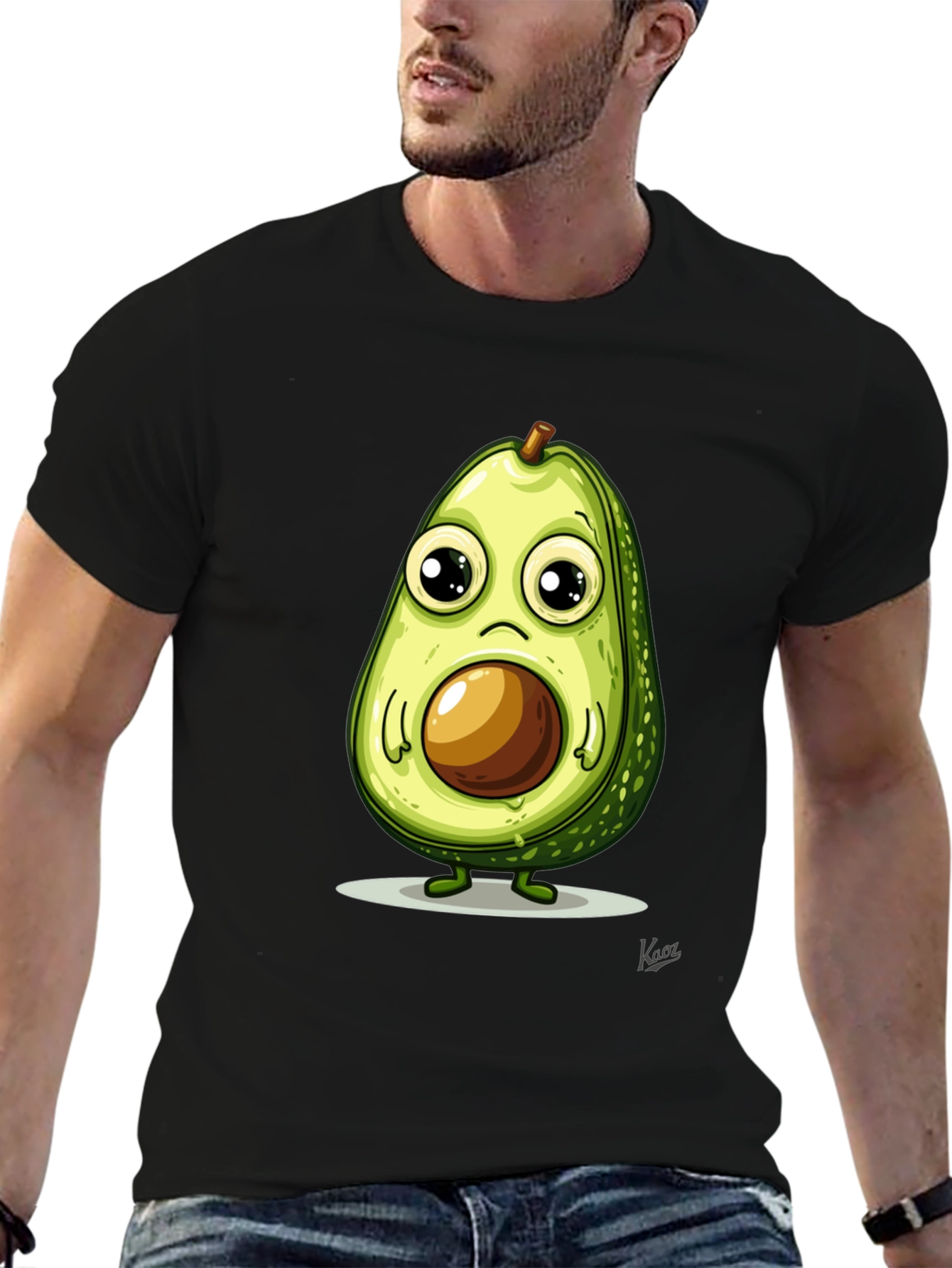 Cute Avocado T-Shirt - Unique Graphic Tee