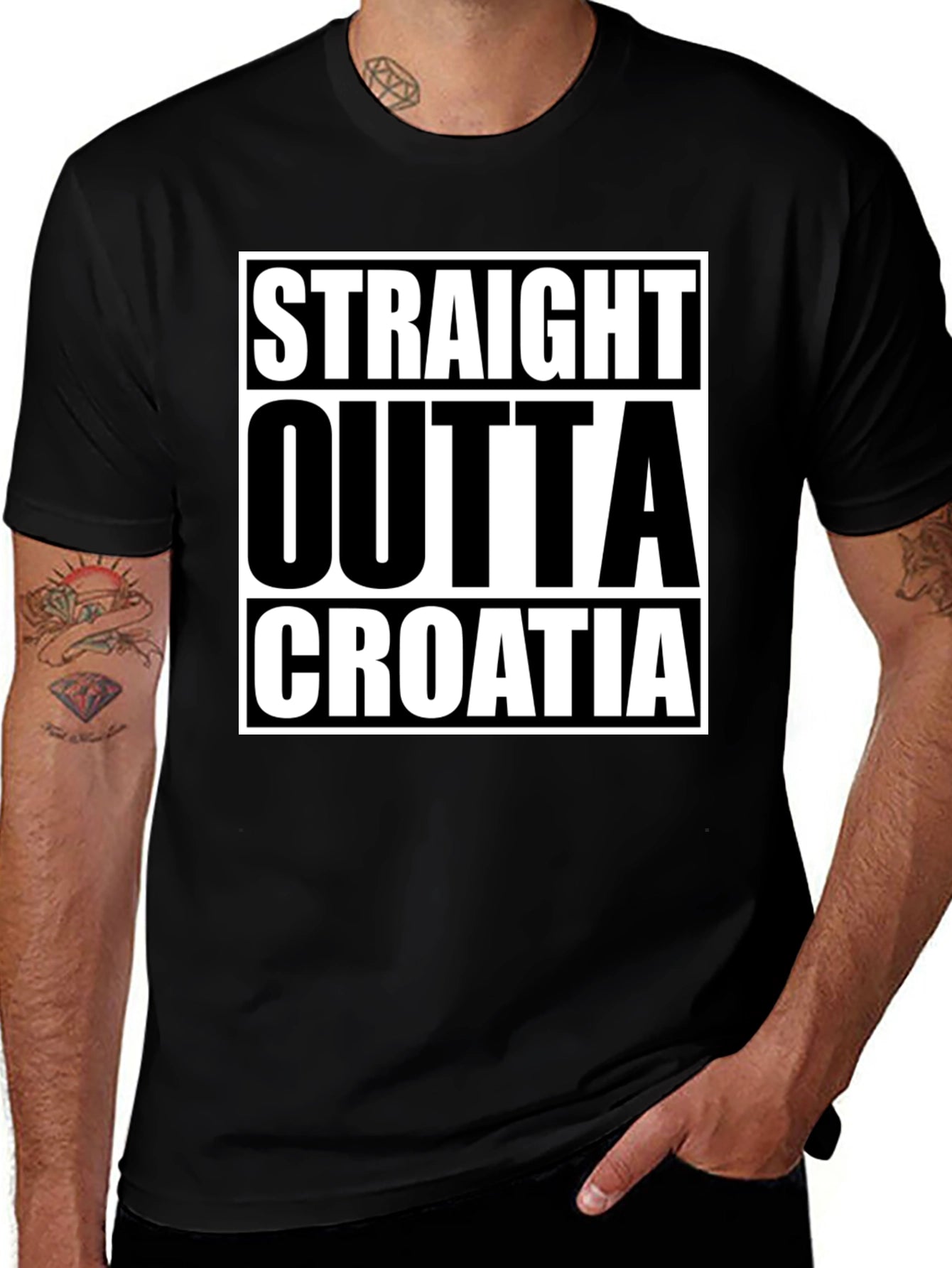 Straight Outta Croatia T-Shirt