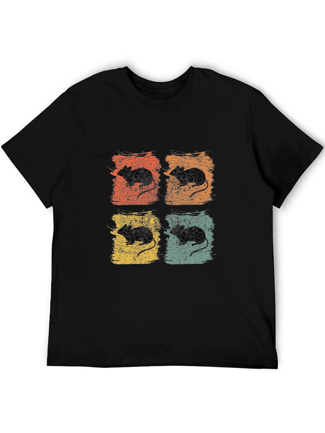 Retro Mouse Graphic Tee - Pop Art Style