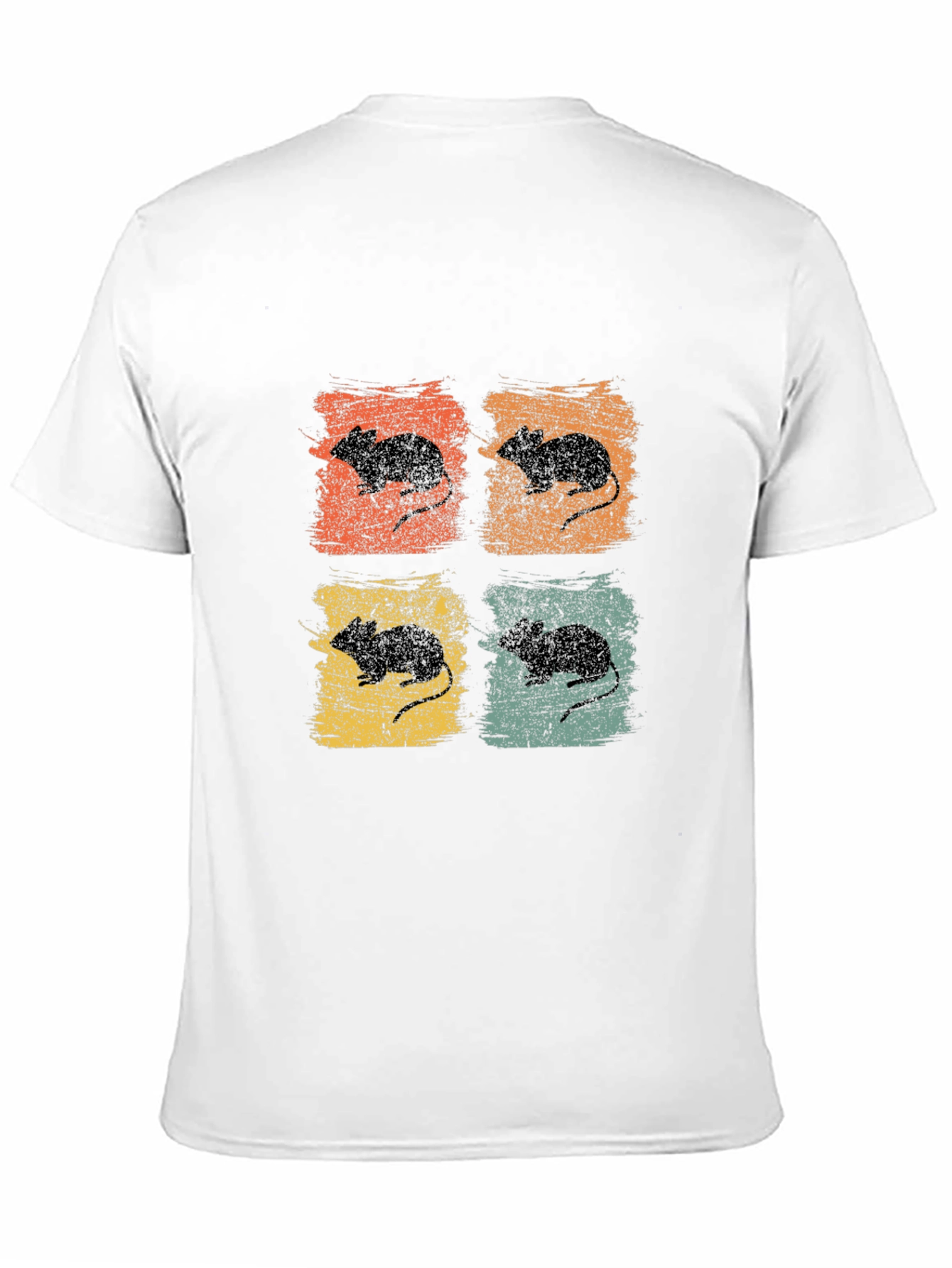 Retro Mouse Graphic Tee - Pop Art Style