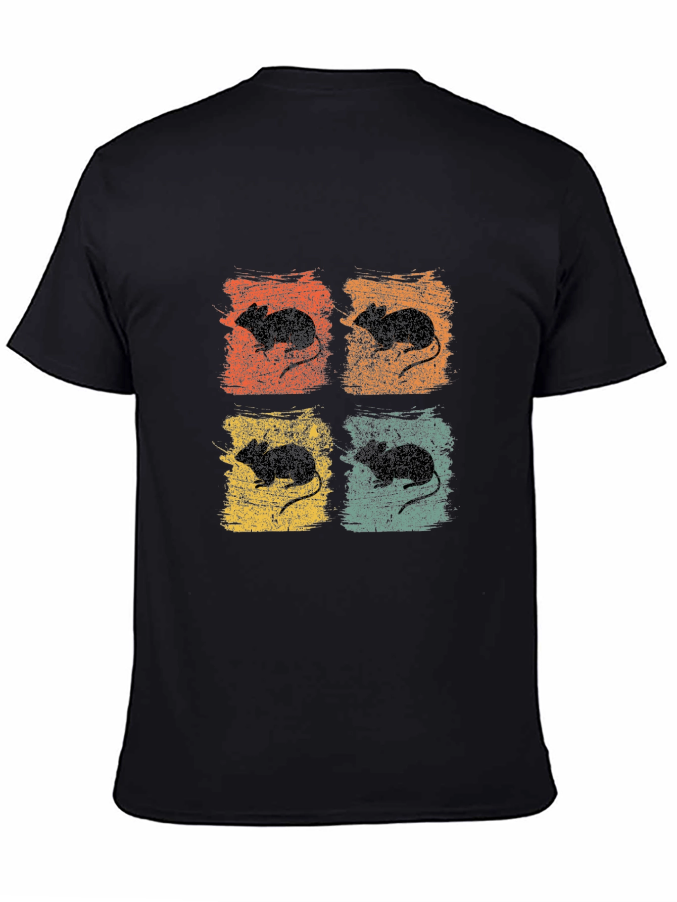 Retro Mouse Graphic Tee - Pop Art Style