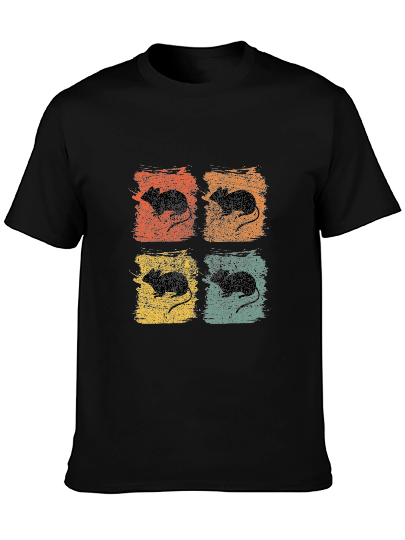Retro Mouse Graphic Tee - Pop Art Style
