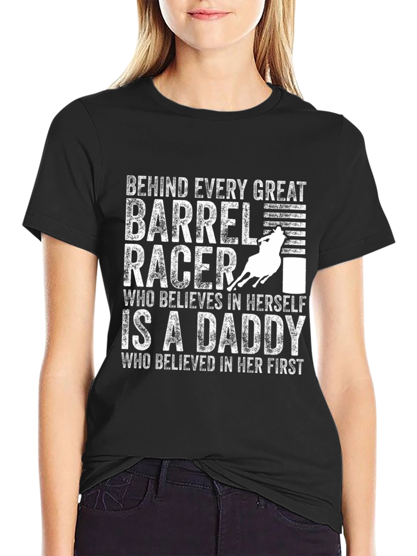 Barrel Racer Daddy T-Shirt - Great Gift!