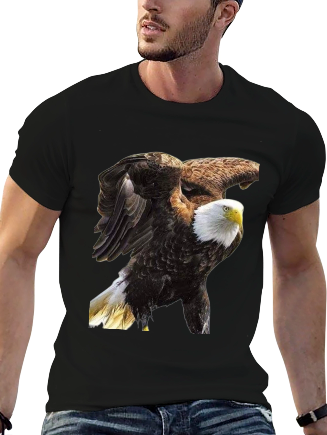 Eagle Graphic T-Shirt - Patriotic Style