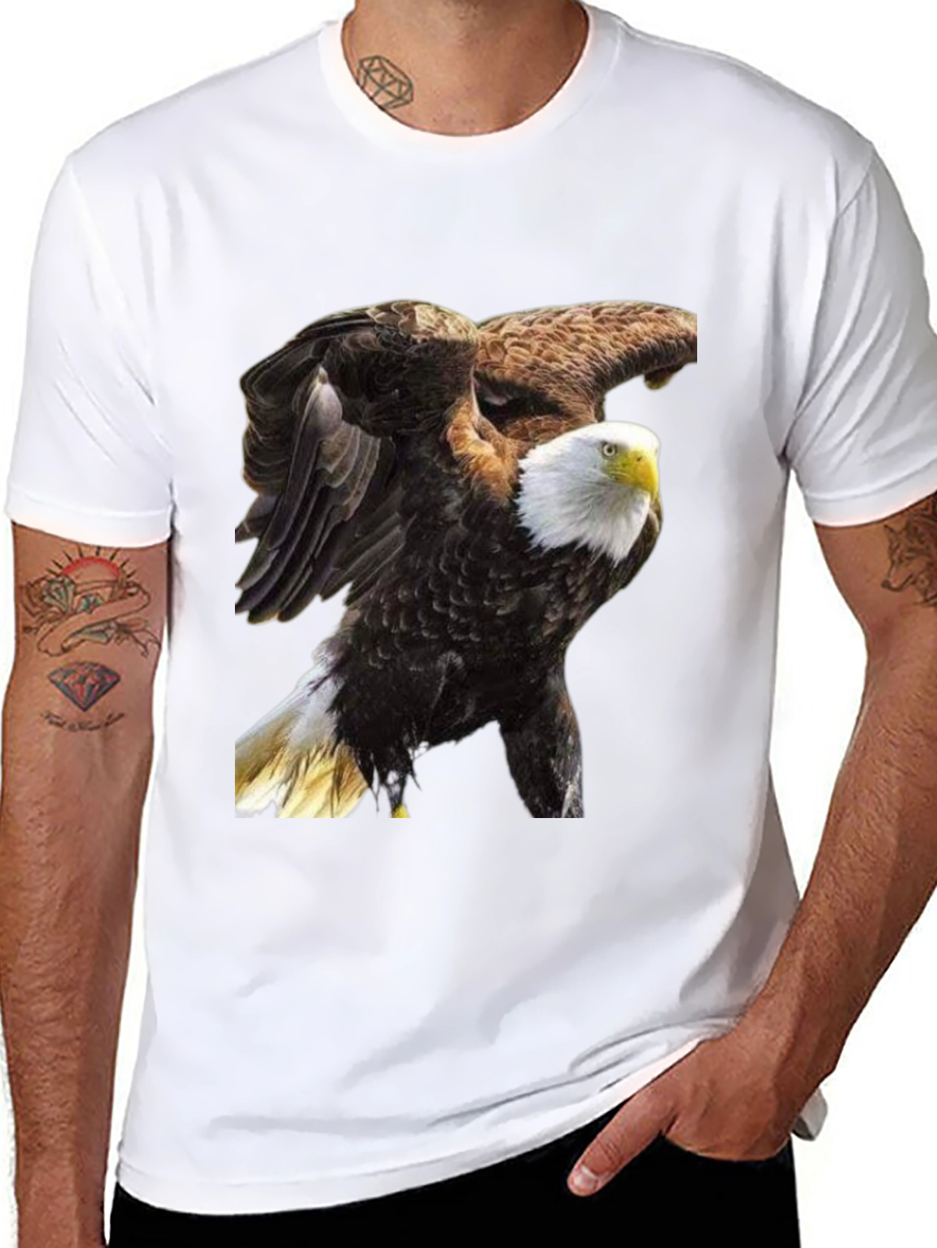 Eagle Graphic T-Shirt - Patriotic Style