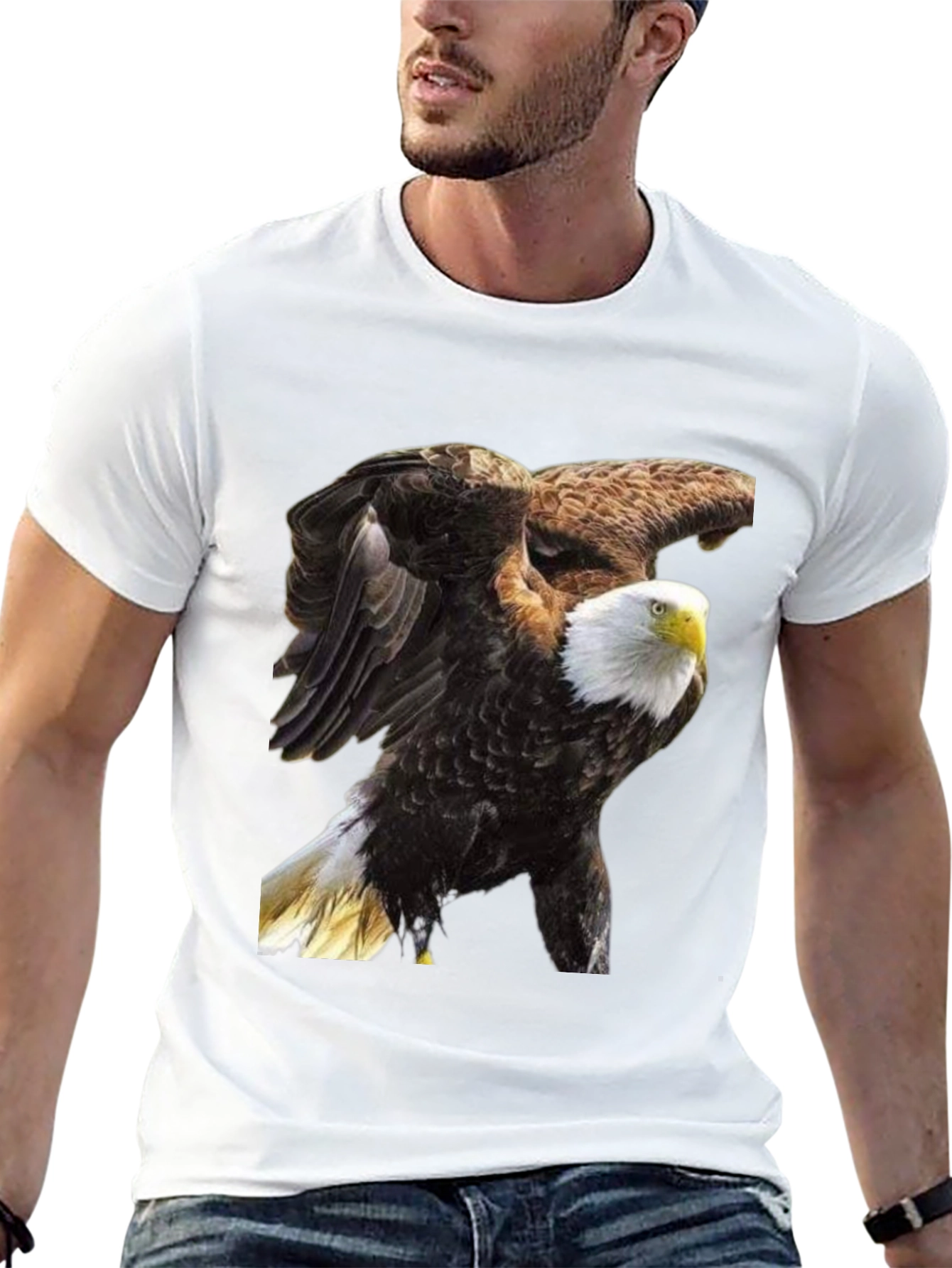 Eagle Graphic T-Shirt - Patriotic Style