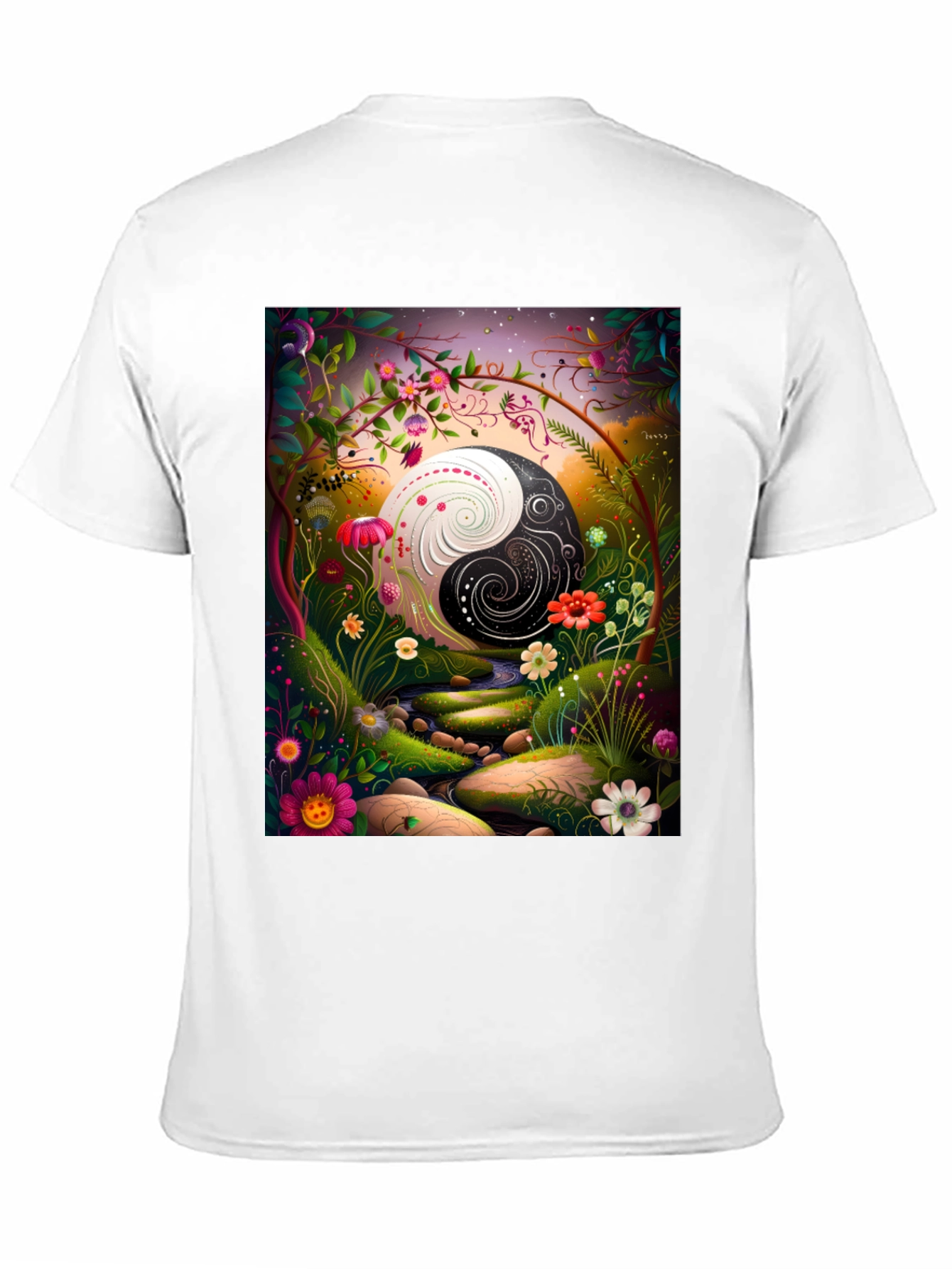 Yin Yang Garden T-Shirt - Balance & Harmony