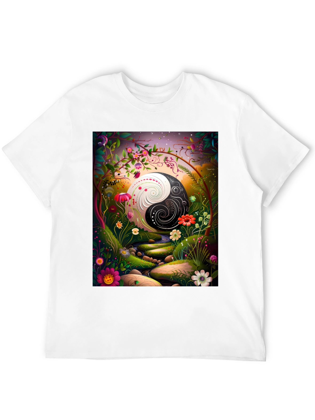 Yin Yang Garden T-Shirt - Balance & Harmony