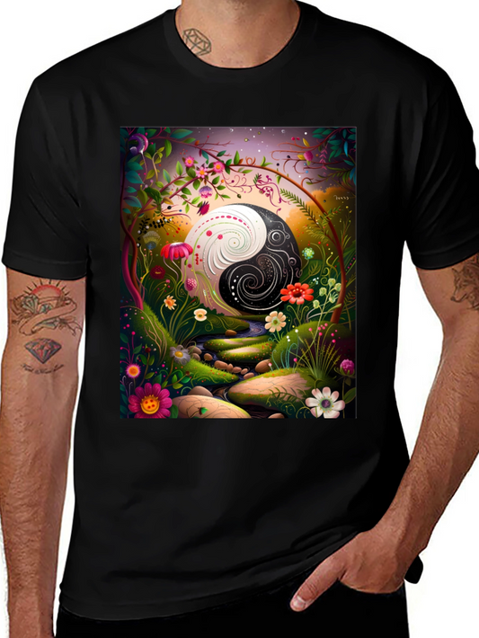 Yin Yang Garden T-Shirt - Balance & Harmony