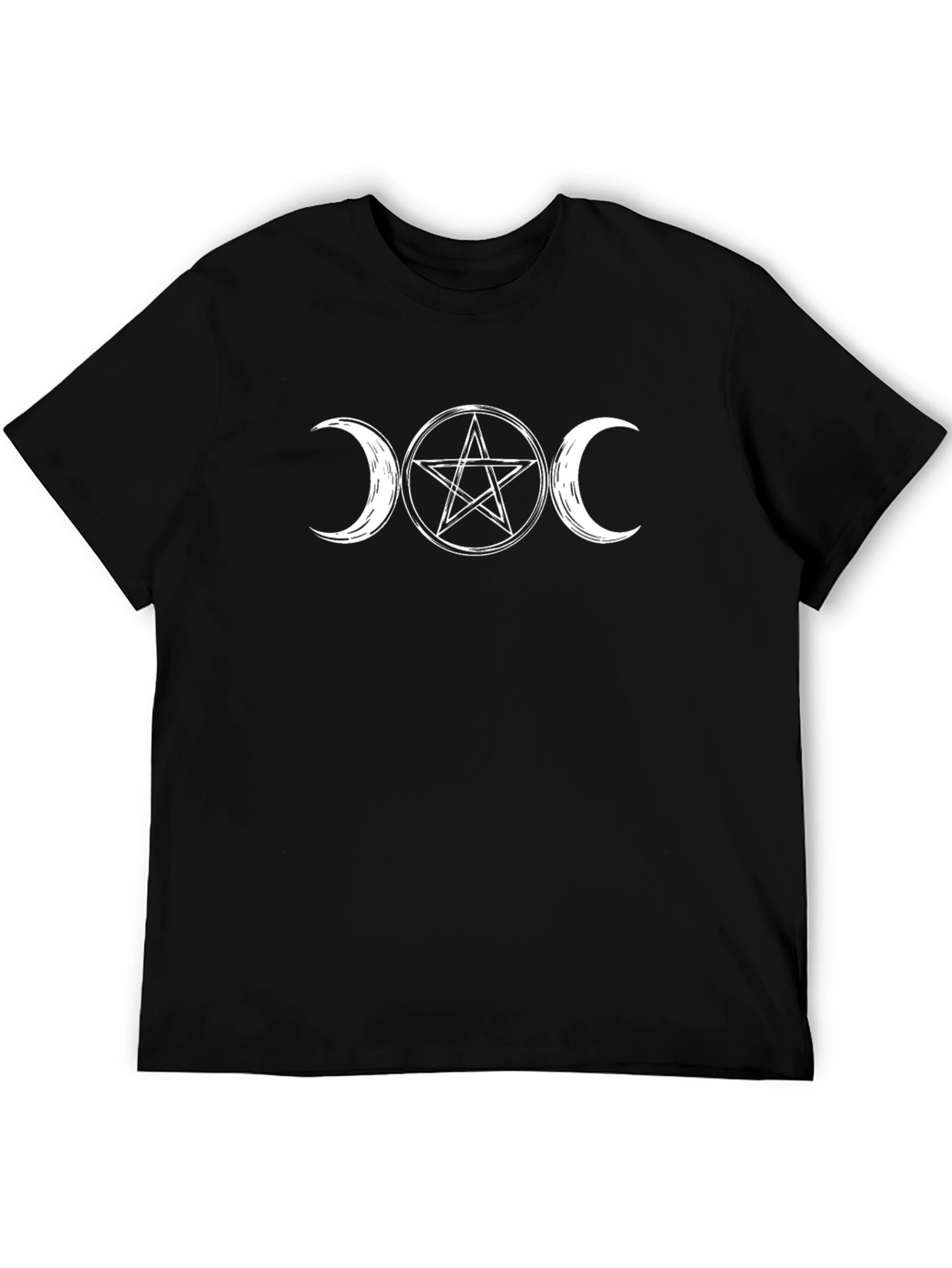 Triple Moon Goddess T-Shirt - Black