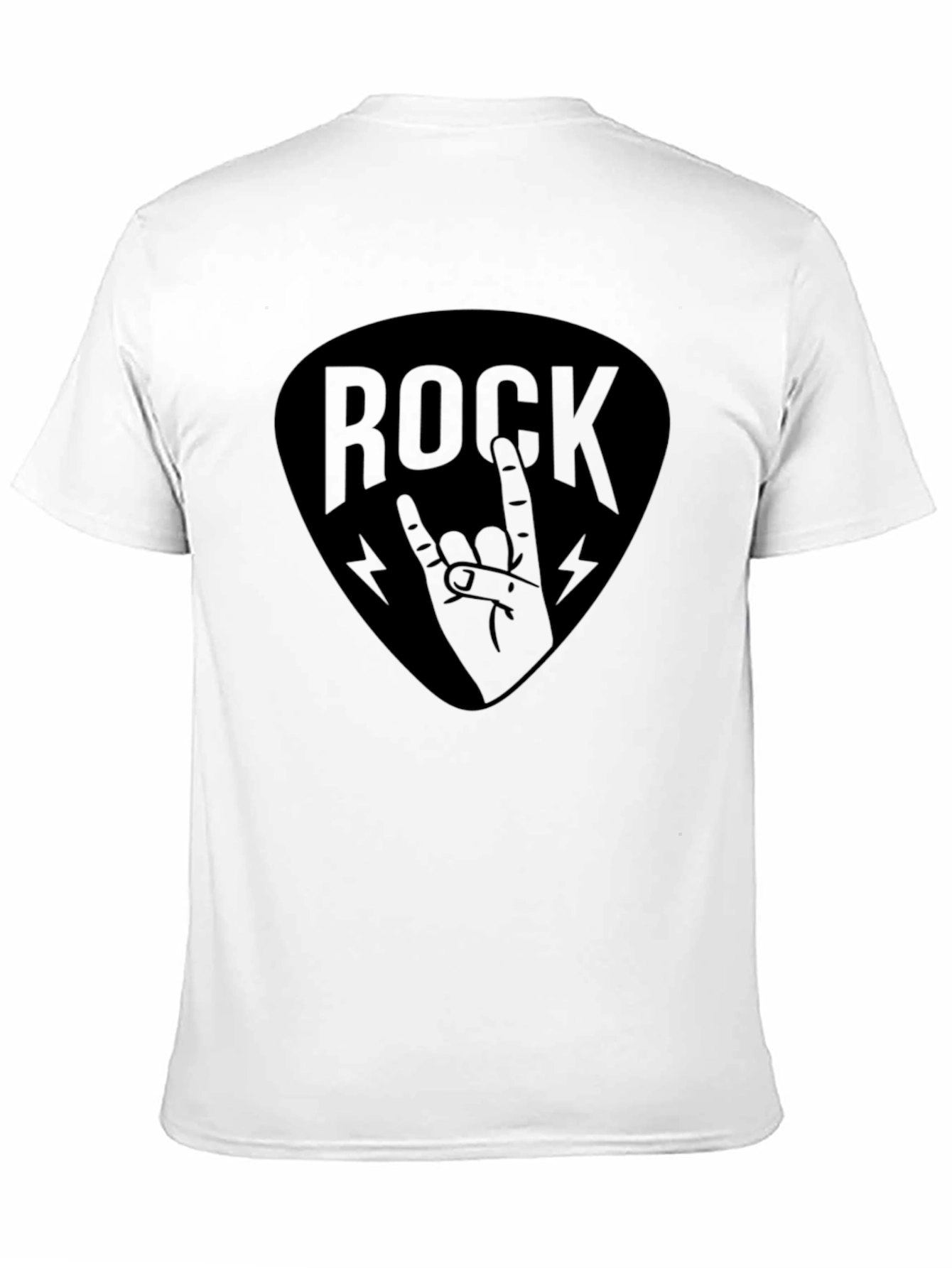 Rock Hand Graphic T-Shirt - Black Music Tee