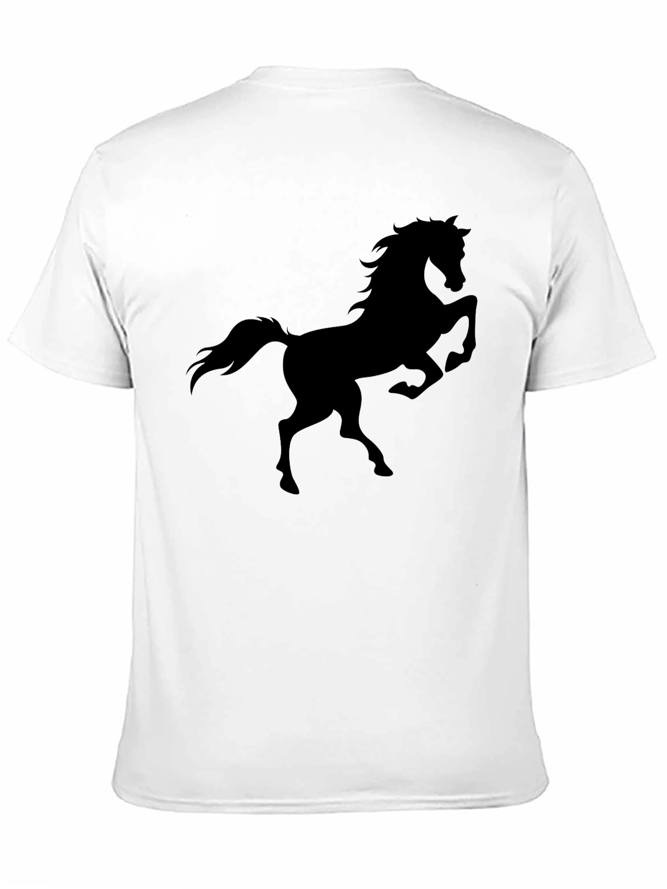 Black Horse Silhouette T-Shirt