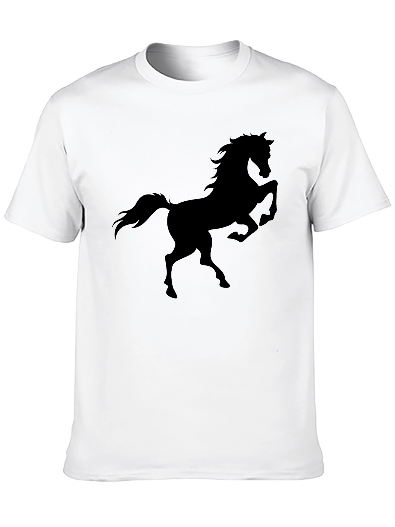 Black Horse Silhouette T-Shirt