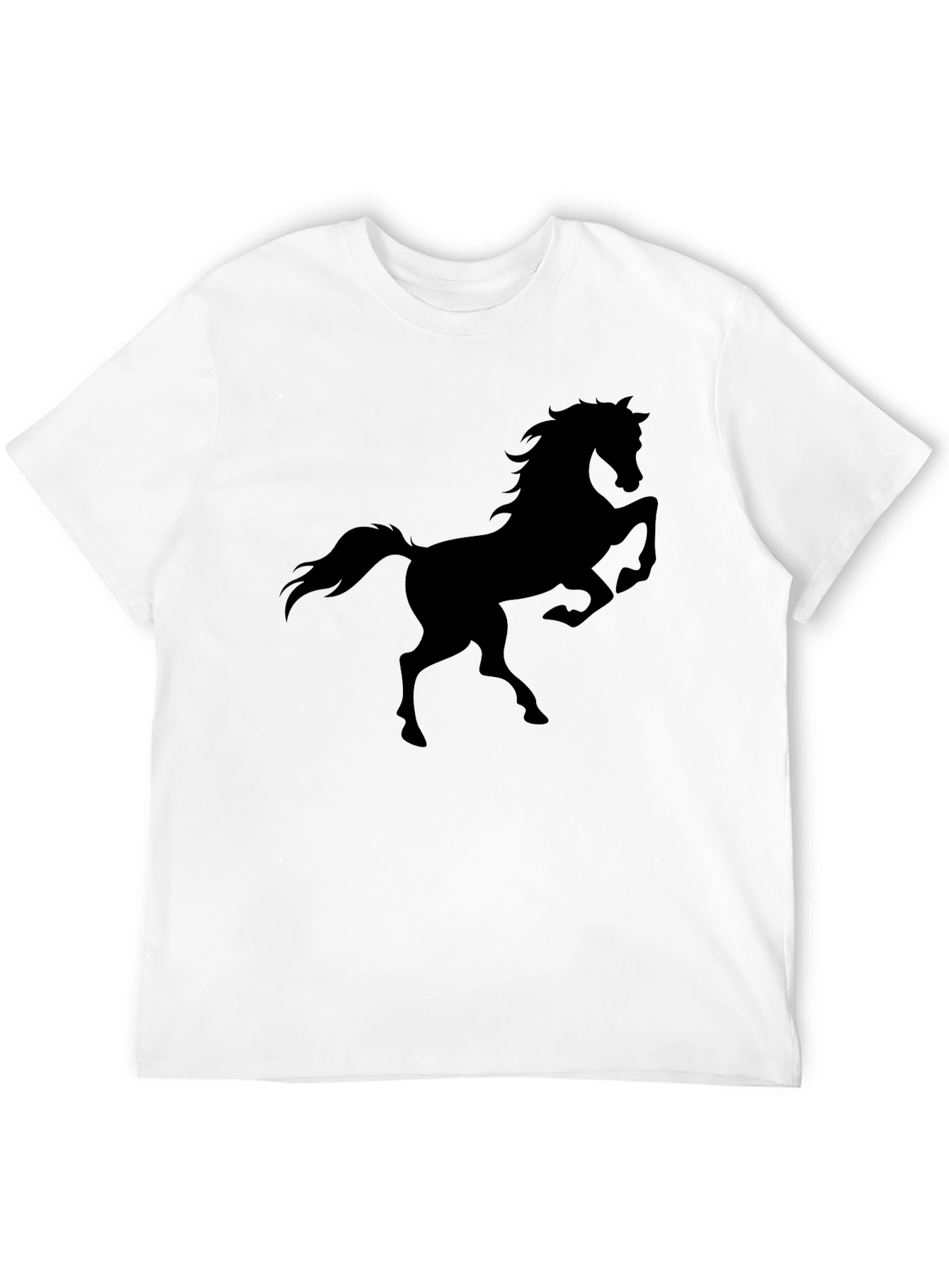Black Horse Silhouette T-Shirt