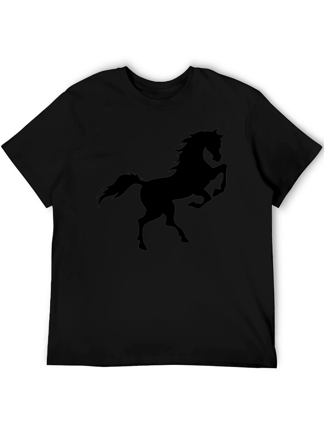 Black Horse Silhouette T-Shirt
