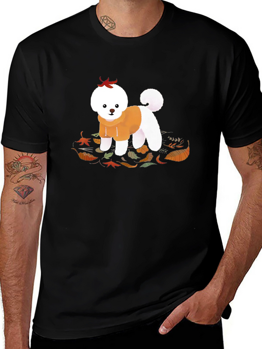Cute Dog in Hoodie T-Shirt