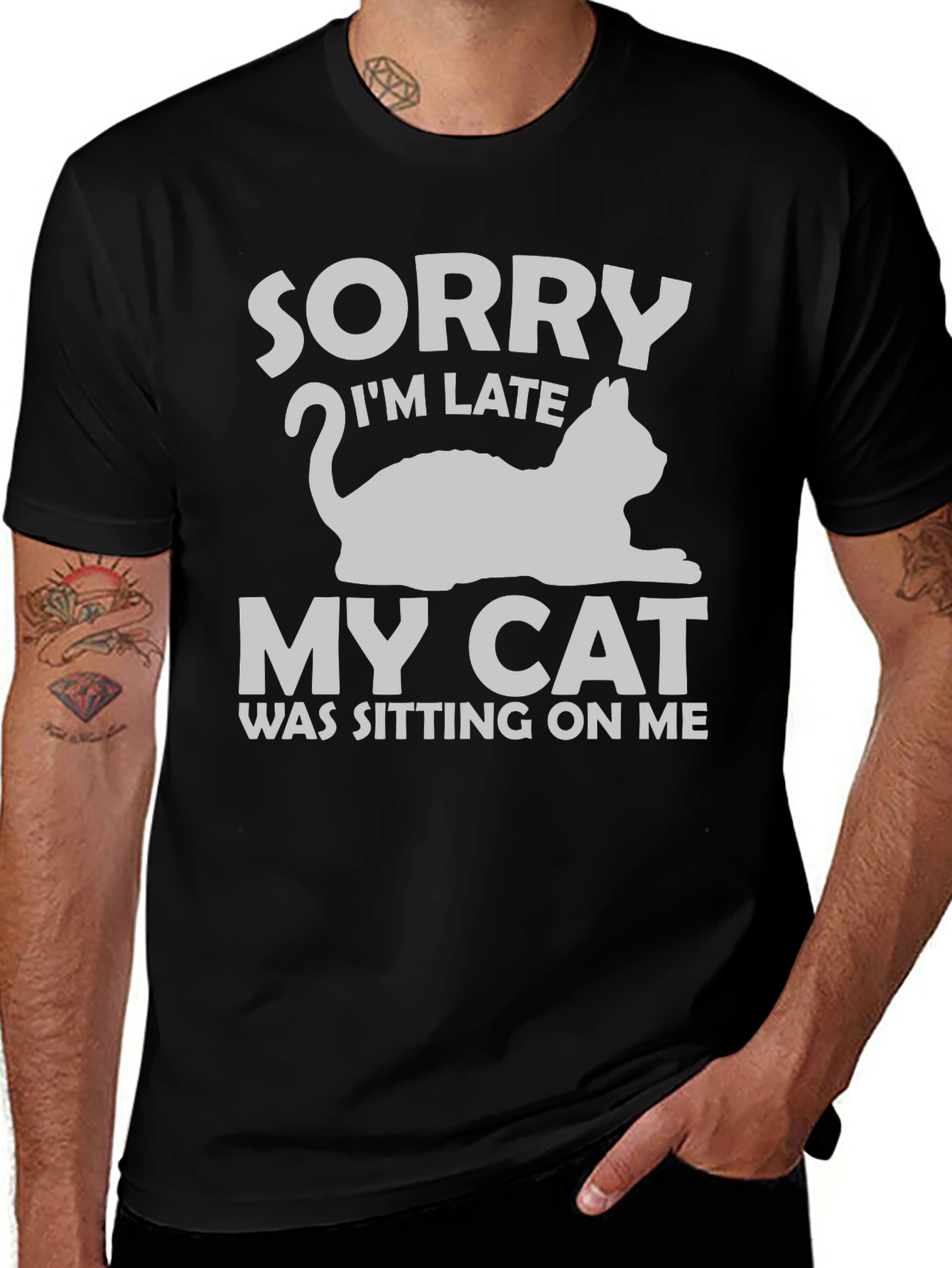 Sorry Im Late My Cat T-Shirt