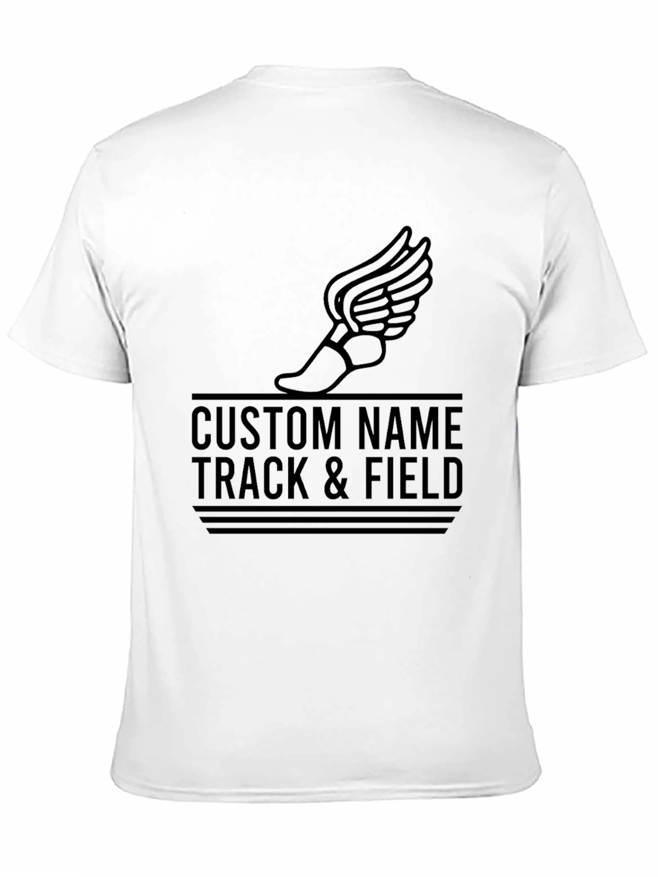 Custom Track & Field Graphic Tee