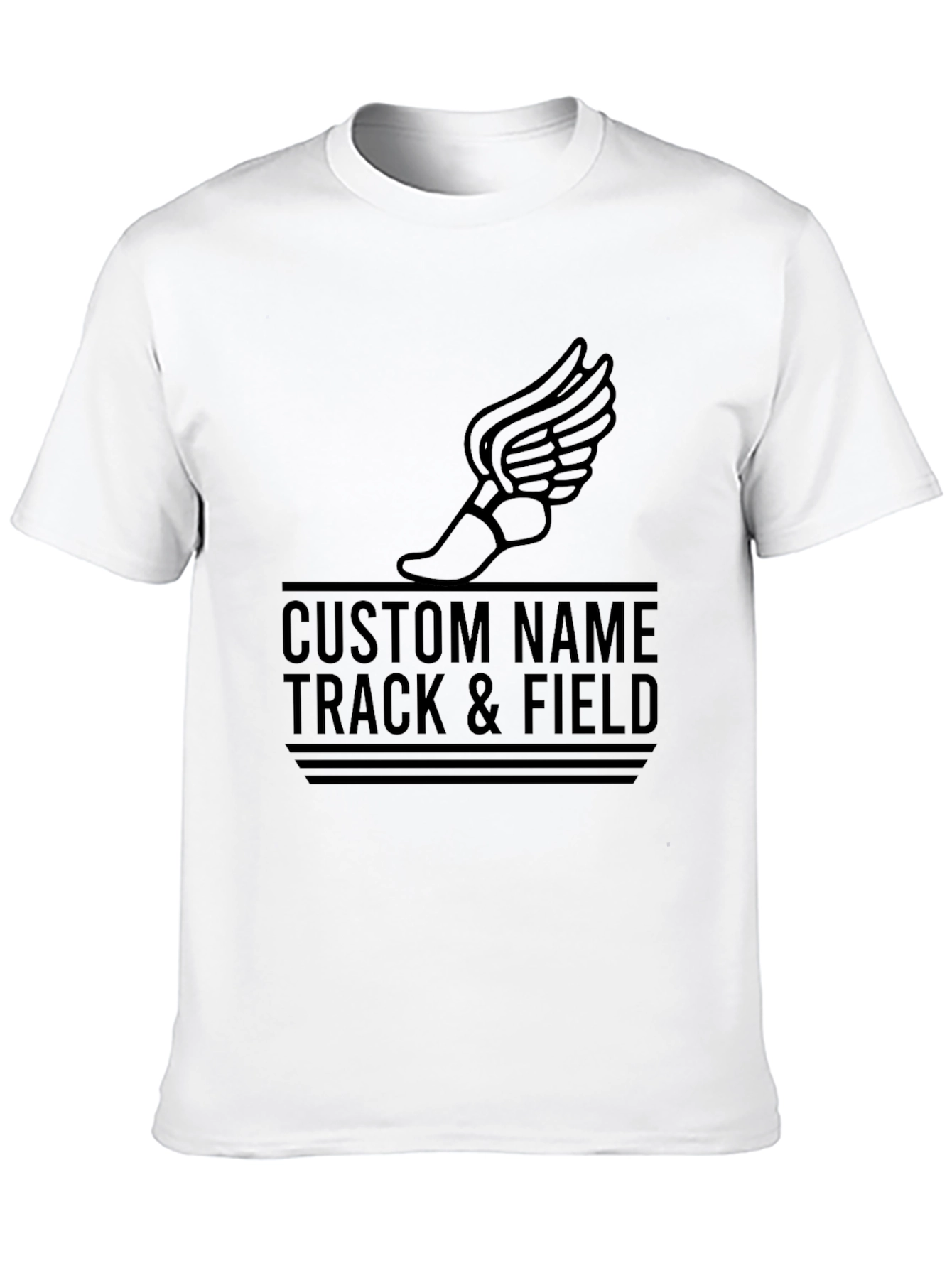 Custom Track & Field Graphic Tee