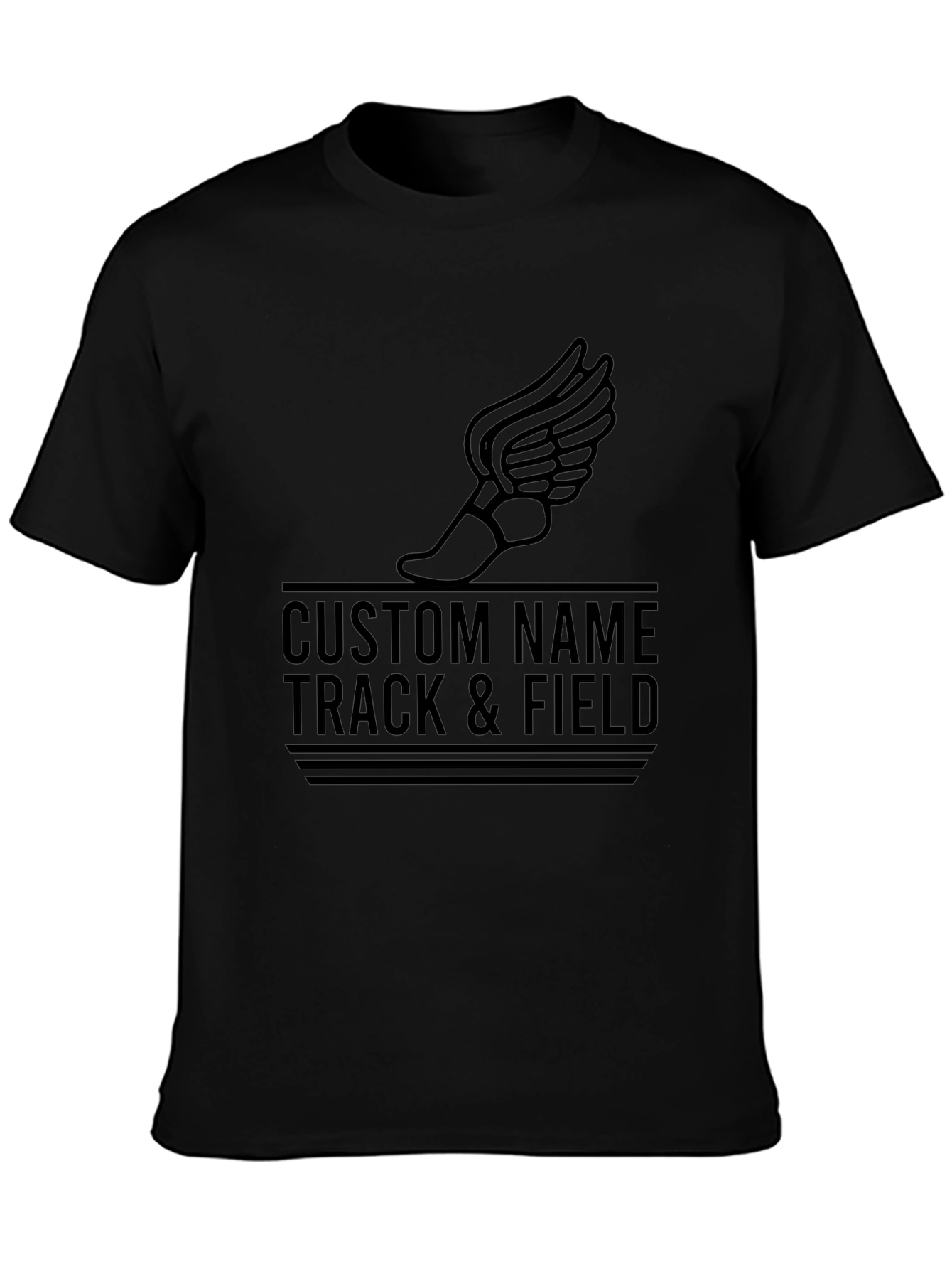 Custom Track & Field Graphic Tee