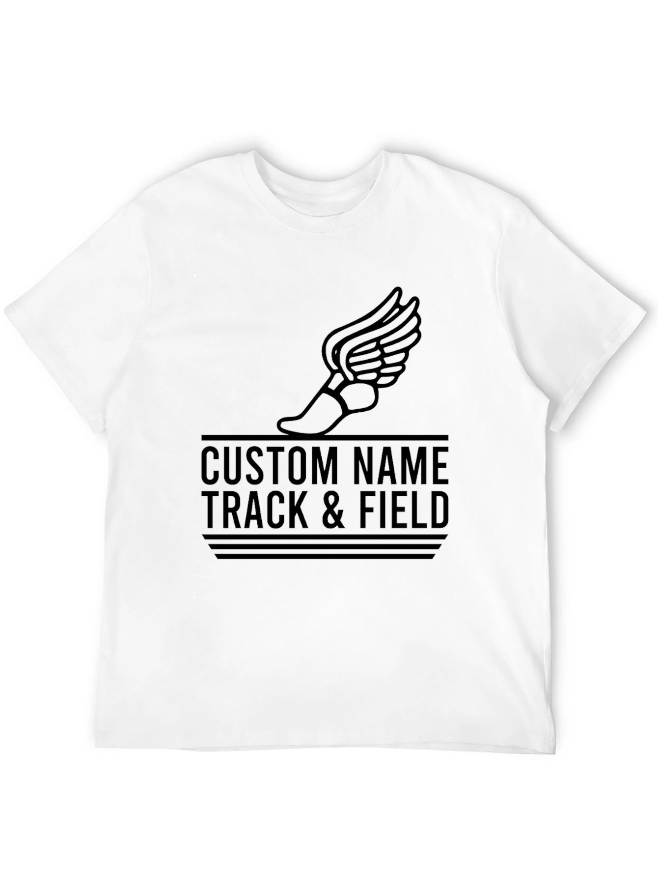 Custom Track & Field Graphic Tee