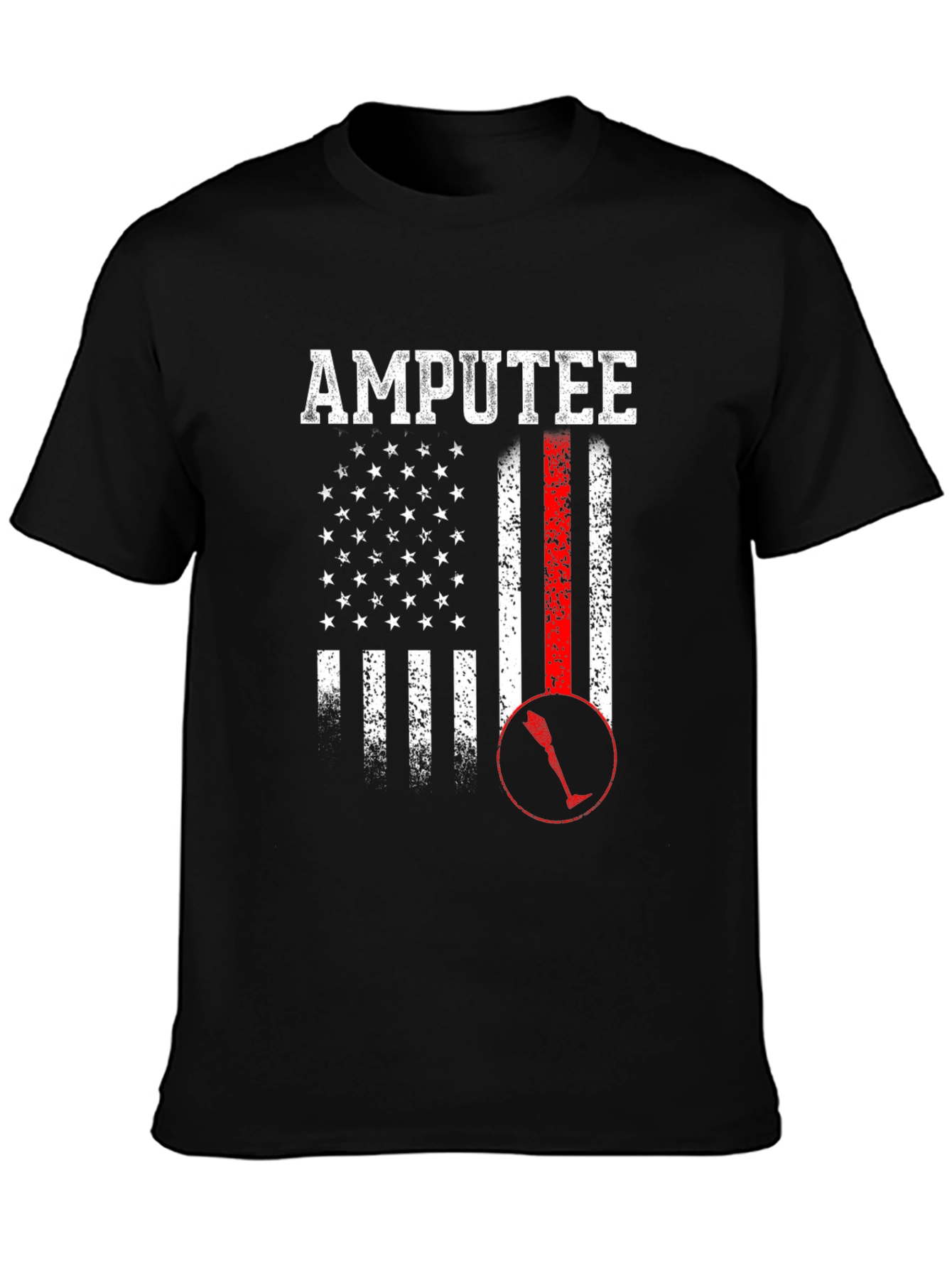 Amputee American Flag Graphic Tee
