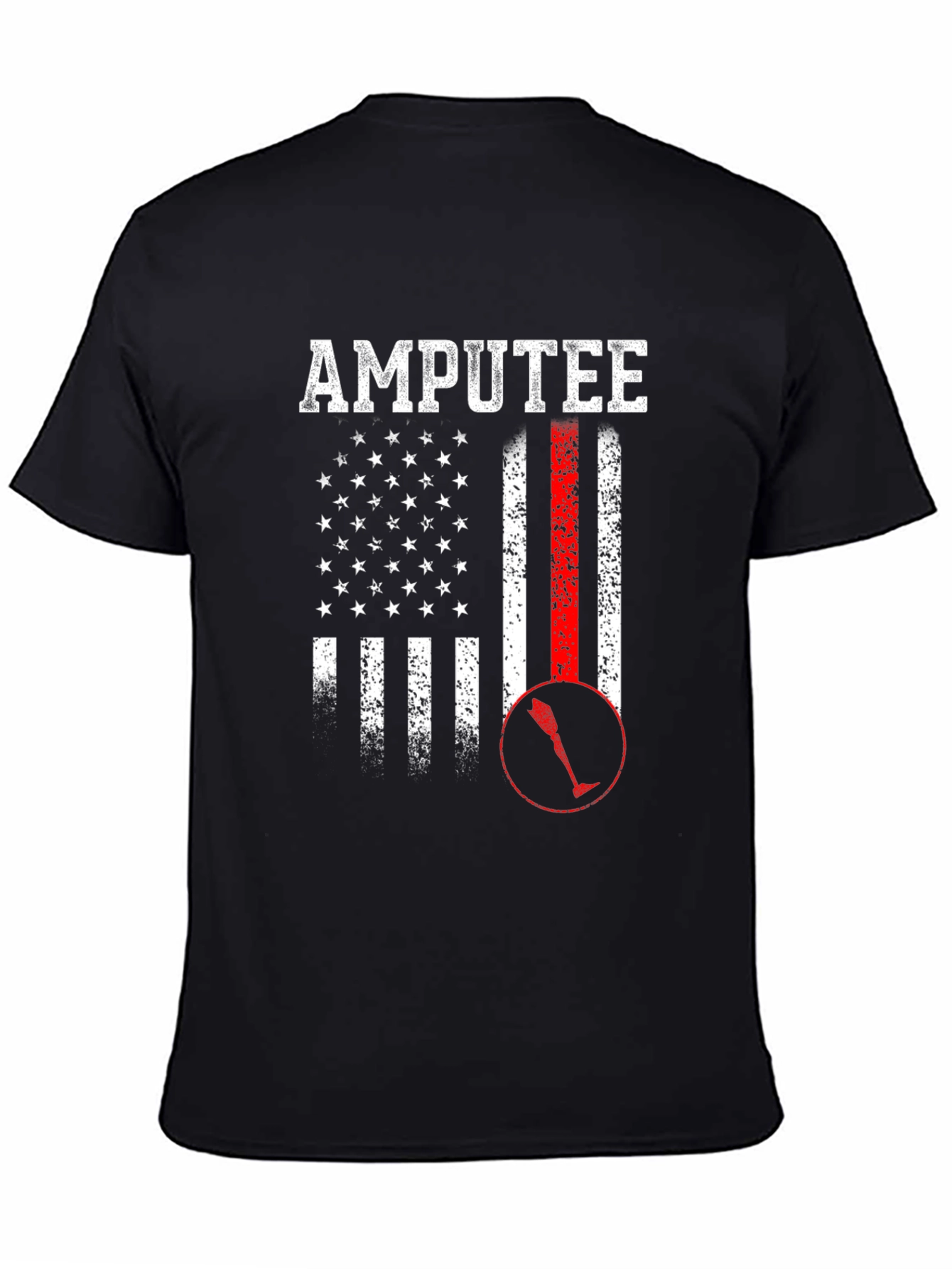 Amputee American Flag Graphic Tee