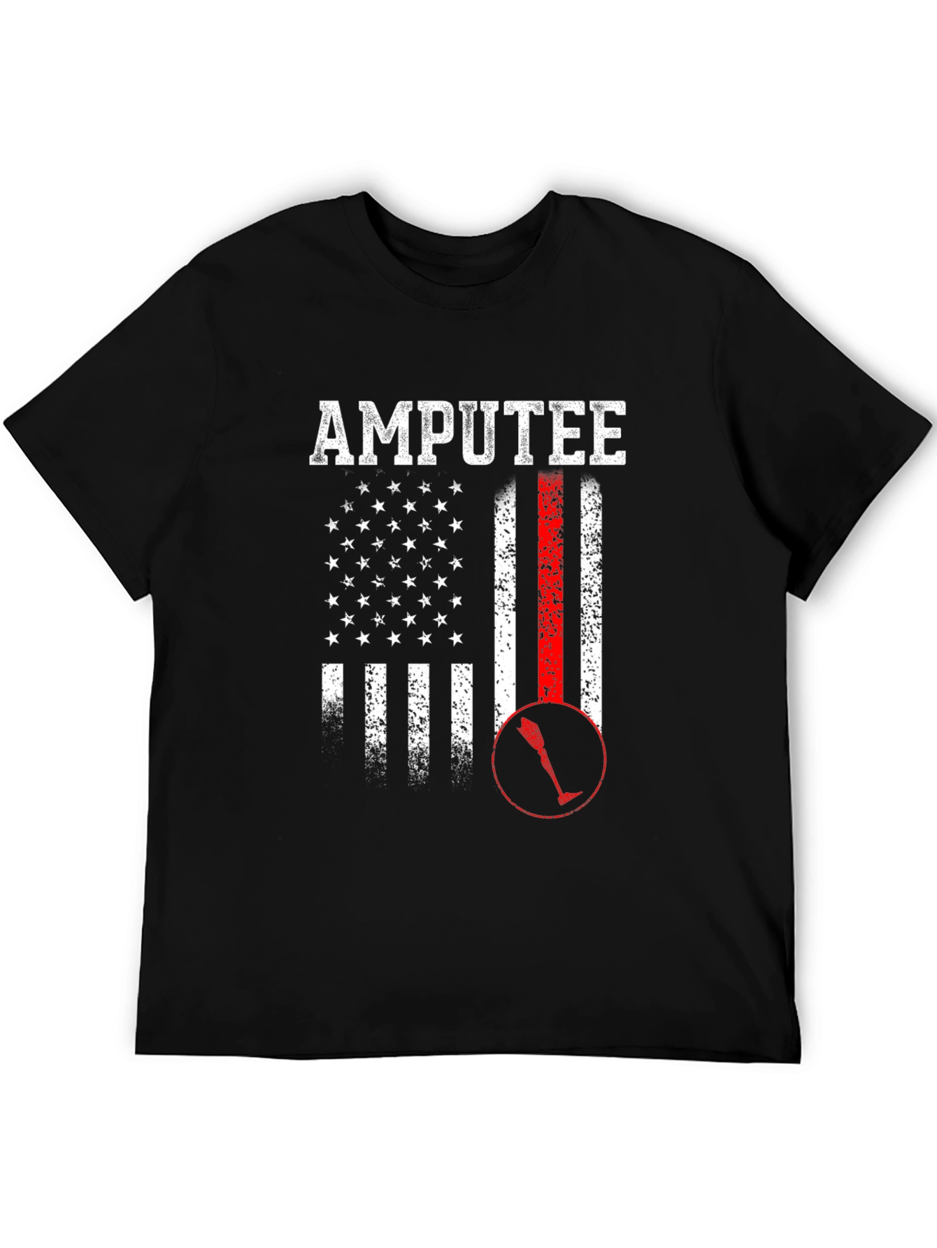 Amputee American Flag Graphic Tee