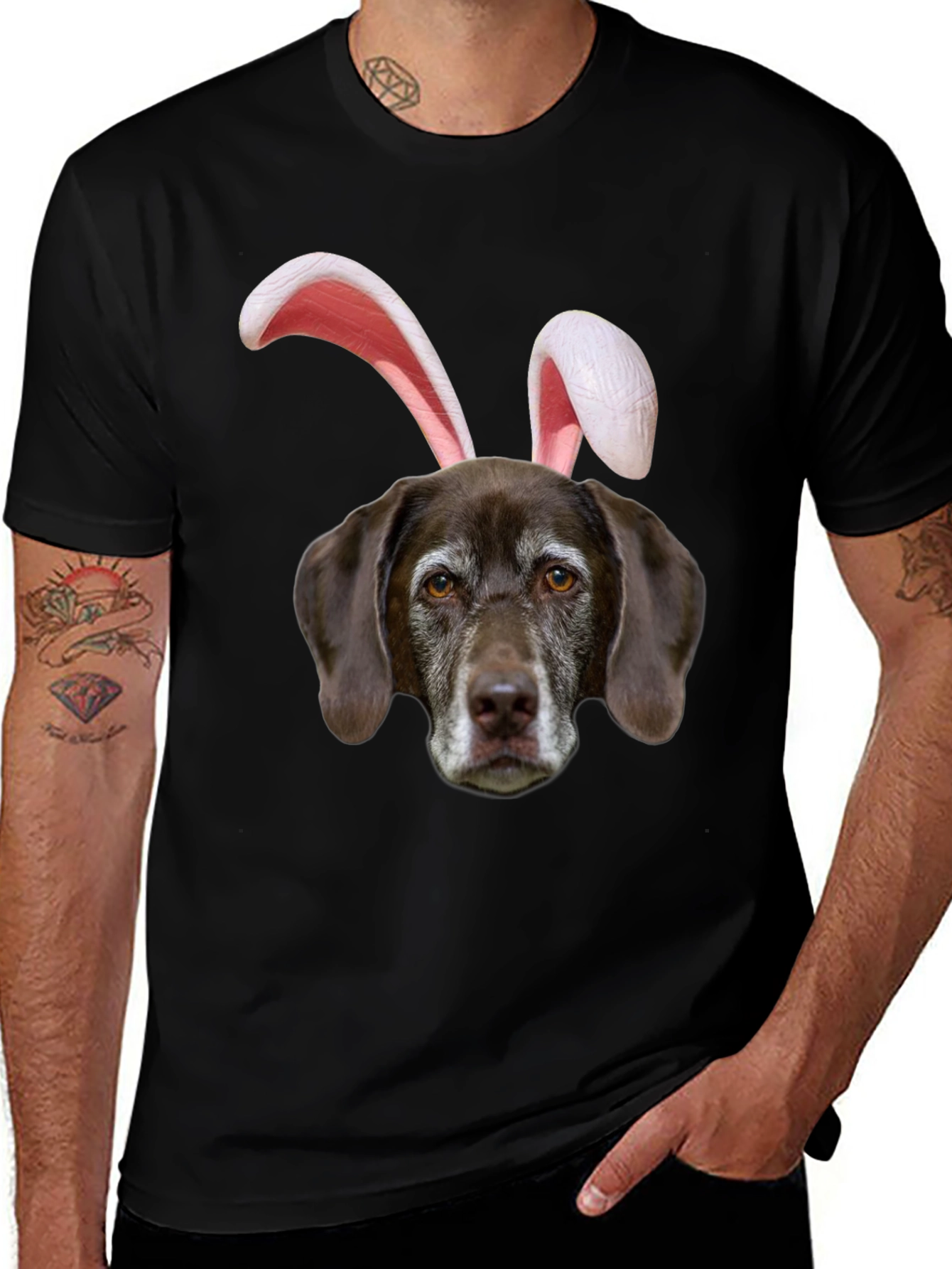 Dog Easter Bunny T-Shirt