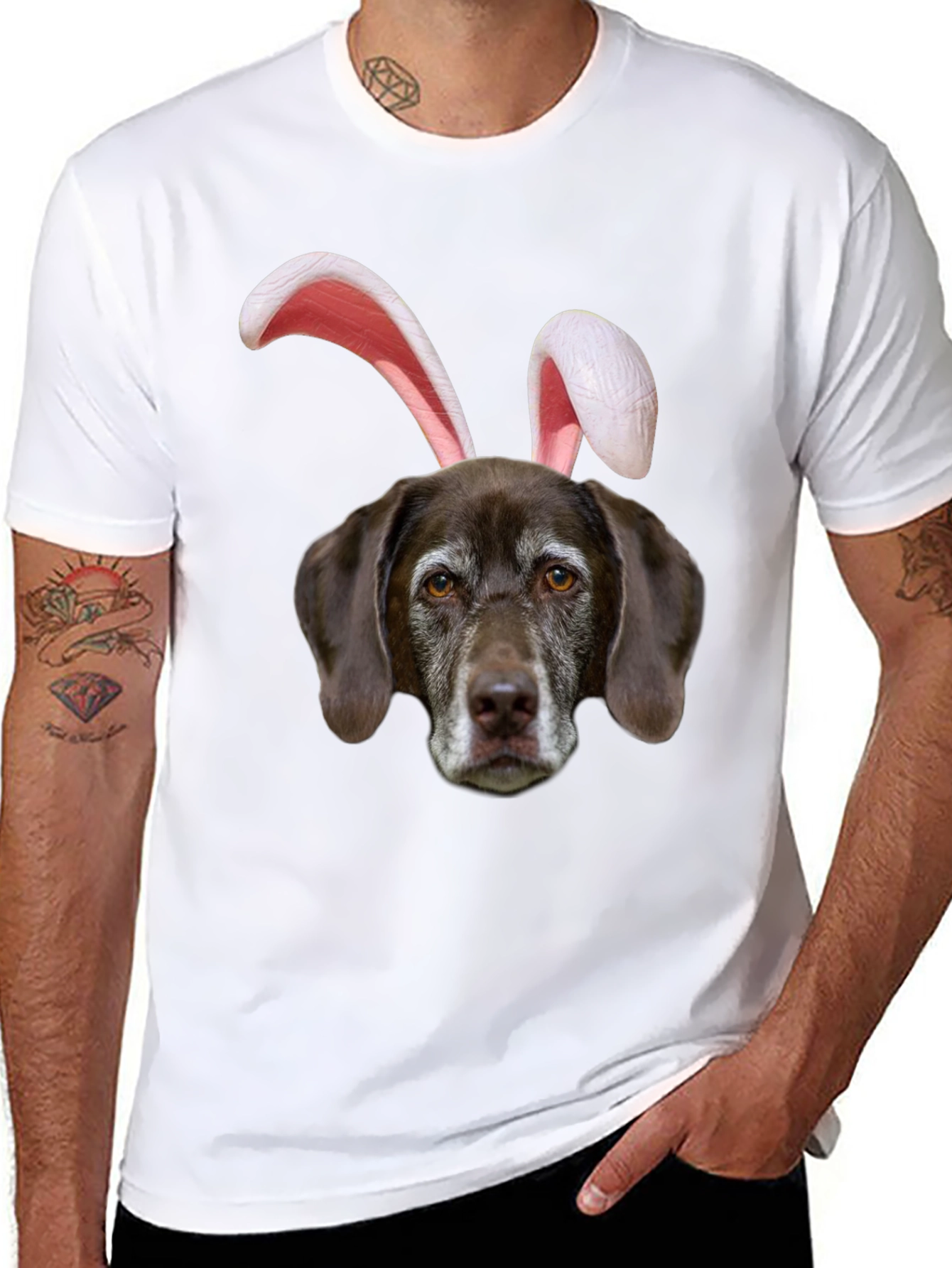 Dog Easter Bunny T-Shirt