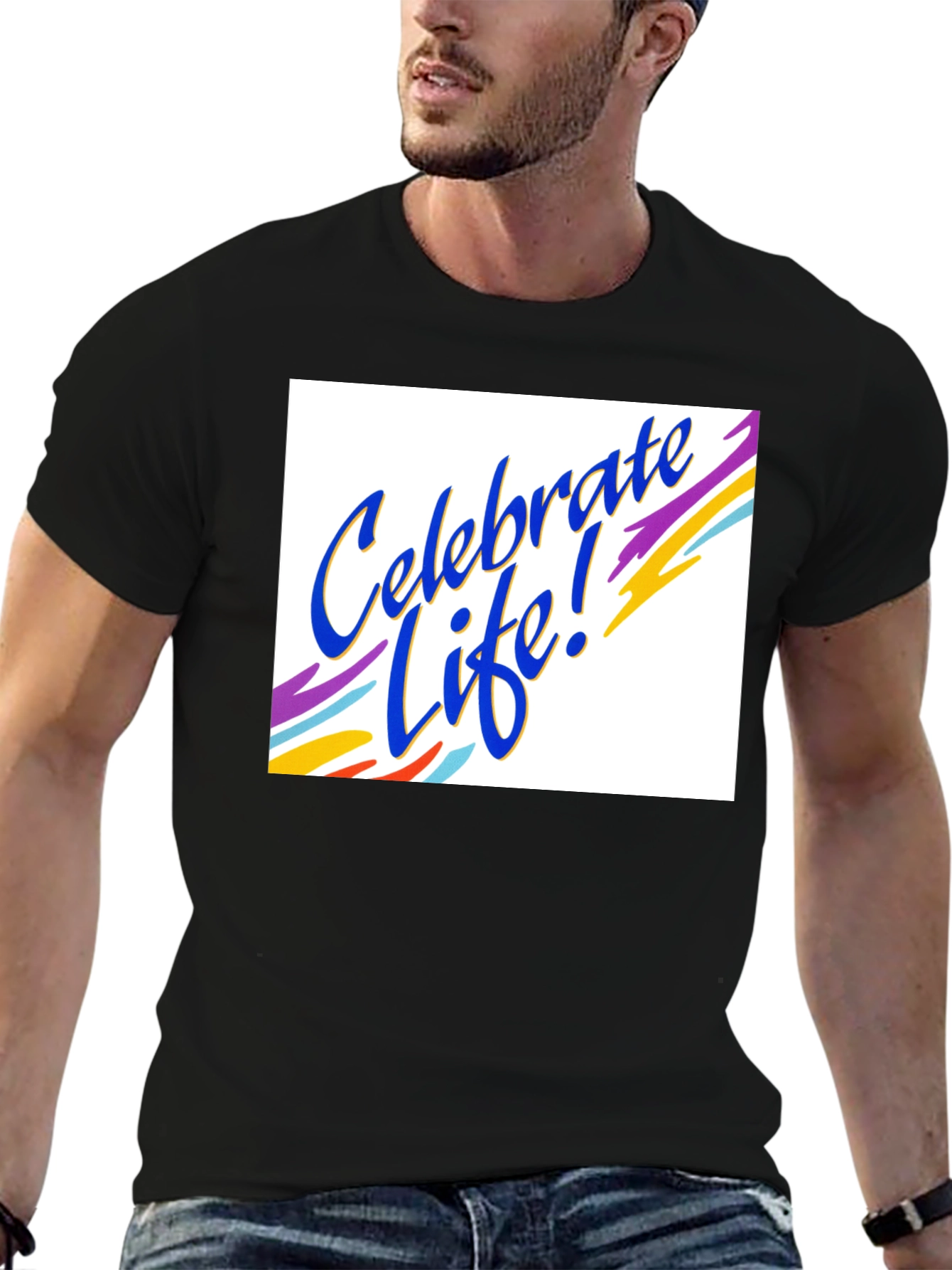 Celebrate Life T-Shirt - Bold Graphic Tee